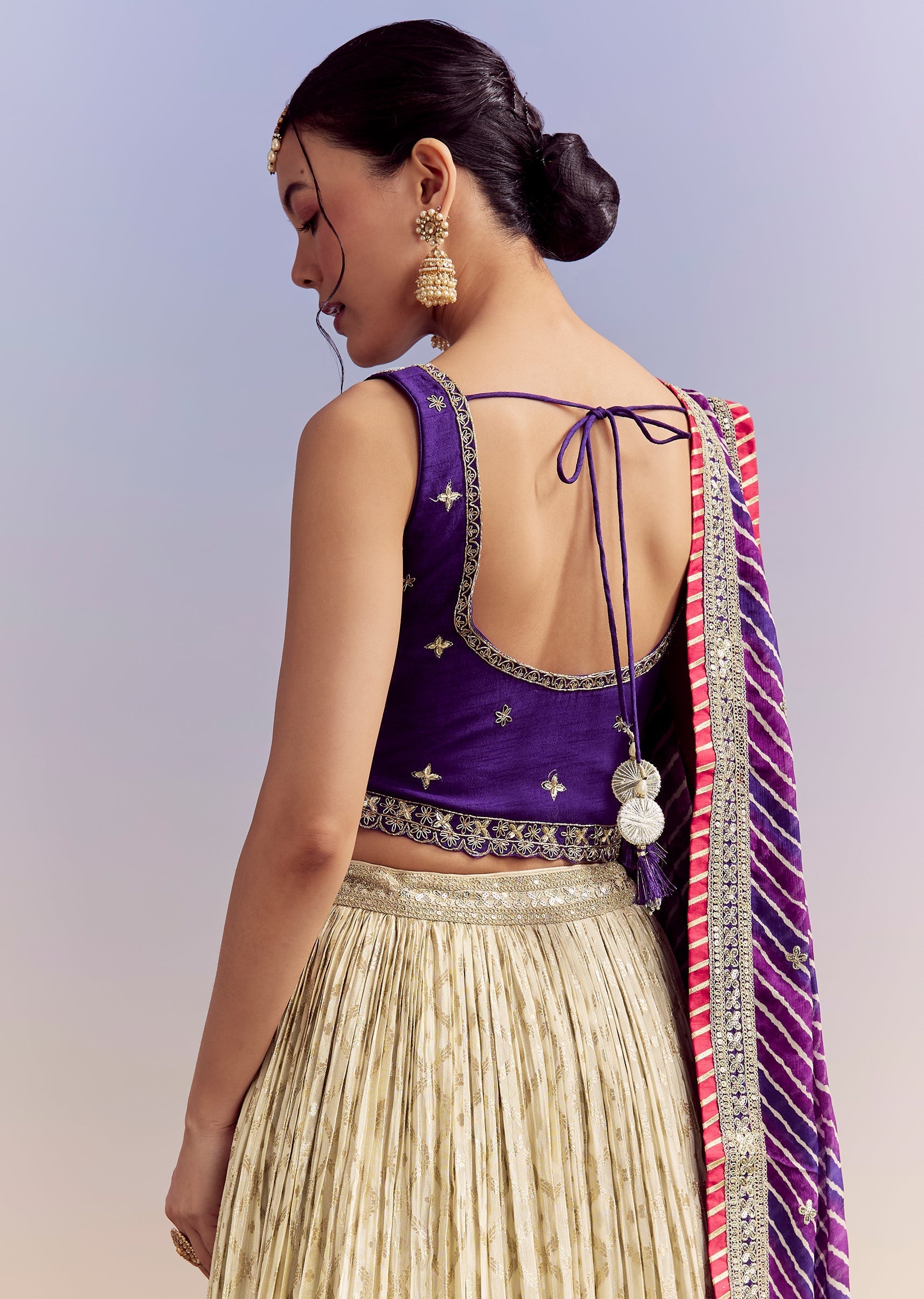 Purple_Brocade_Silk_Bridesmaid_Lehenga_With_Leheriya_Dupatta_And_Zardosi_Work-sg308815-1_2.jpg