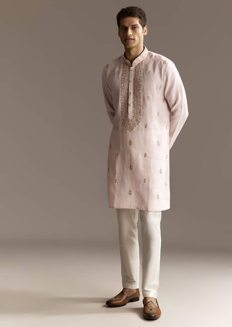 beige-linen-thread-embroidered-kurta-set-sg329366-2.jpg