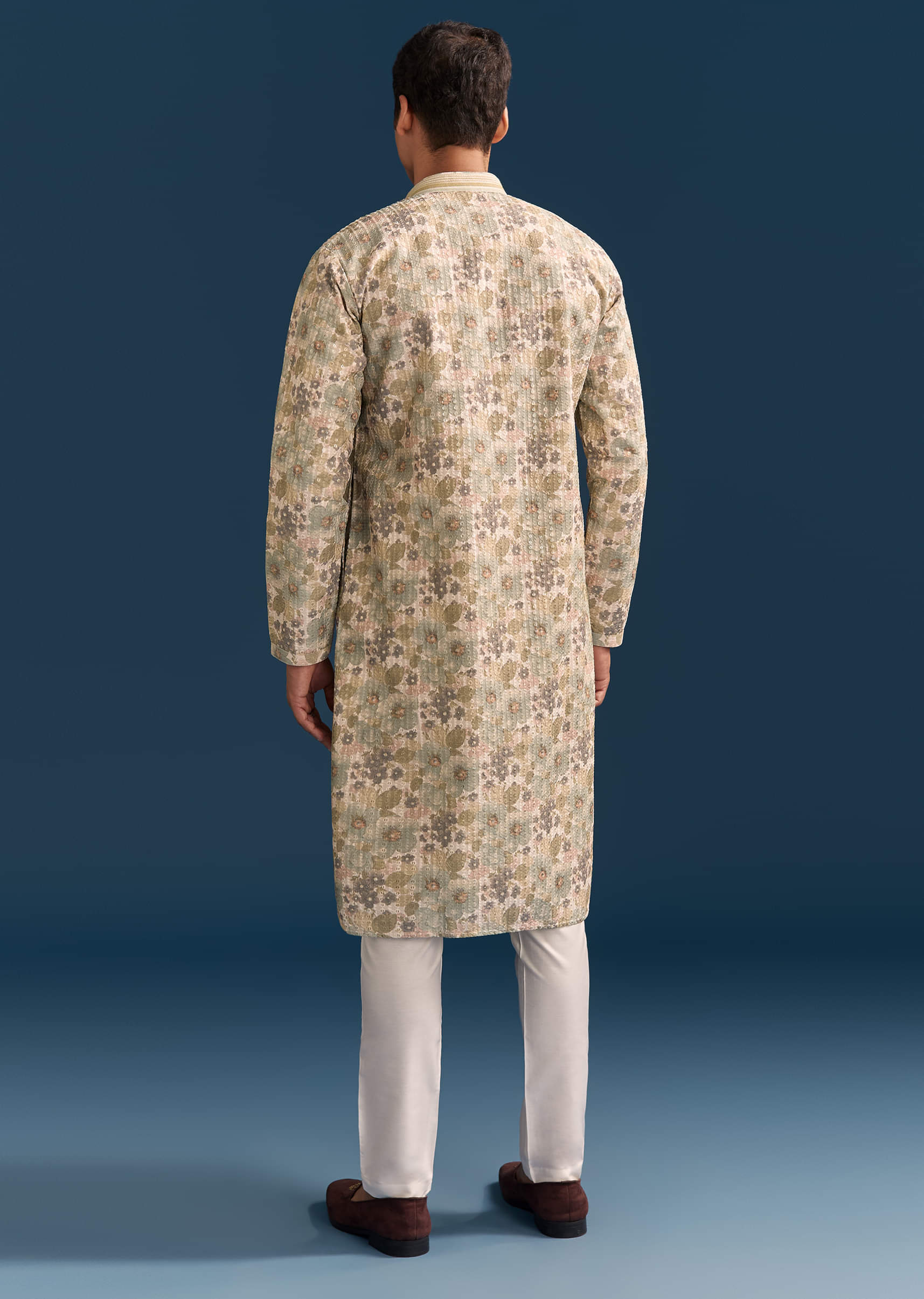 beige-silk-floral-kurta-set-for-men-with-thread-embroidery-sg330078-5.jpg