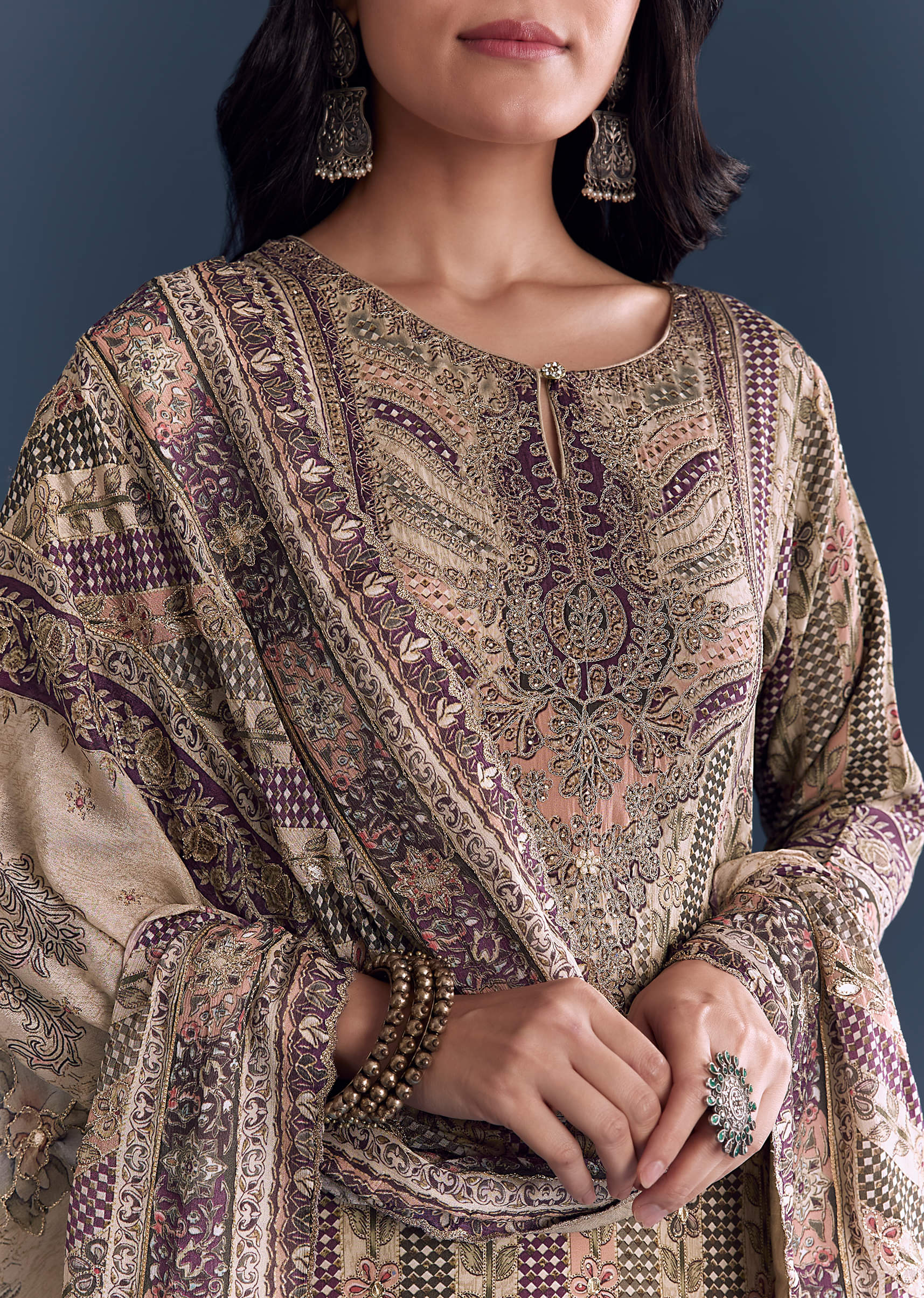 beige-wine-crepe-kurta-set-with-floral-print-sg346300-2.jpg