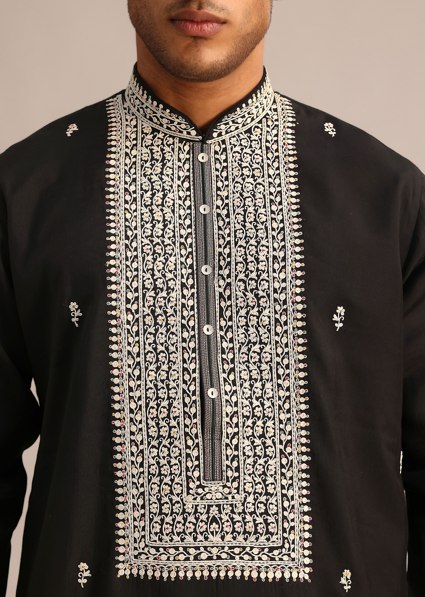 black_silk_mandarin_collar_kurta_set_with_embroidered_yoke-sg262927_3_7bdb22dd-52ec-4d23-a353-024d37dc2fd2.jpg