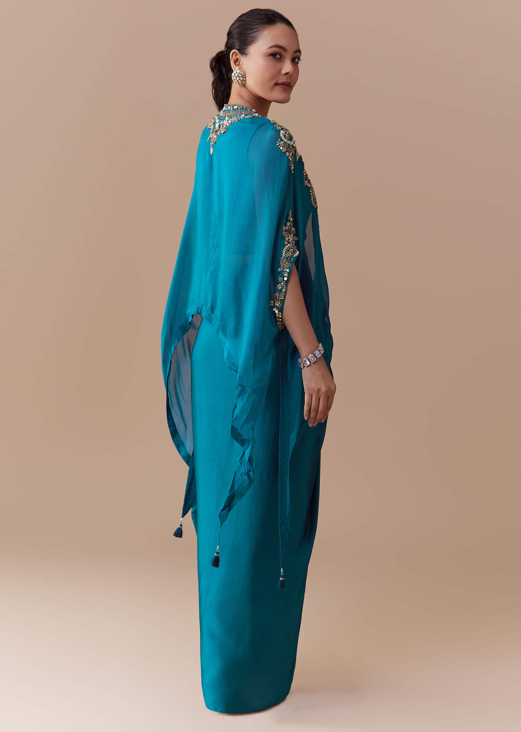 blue-crop-top-skirt-set-with-sequin-cape-sg343809-5.jpg