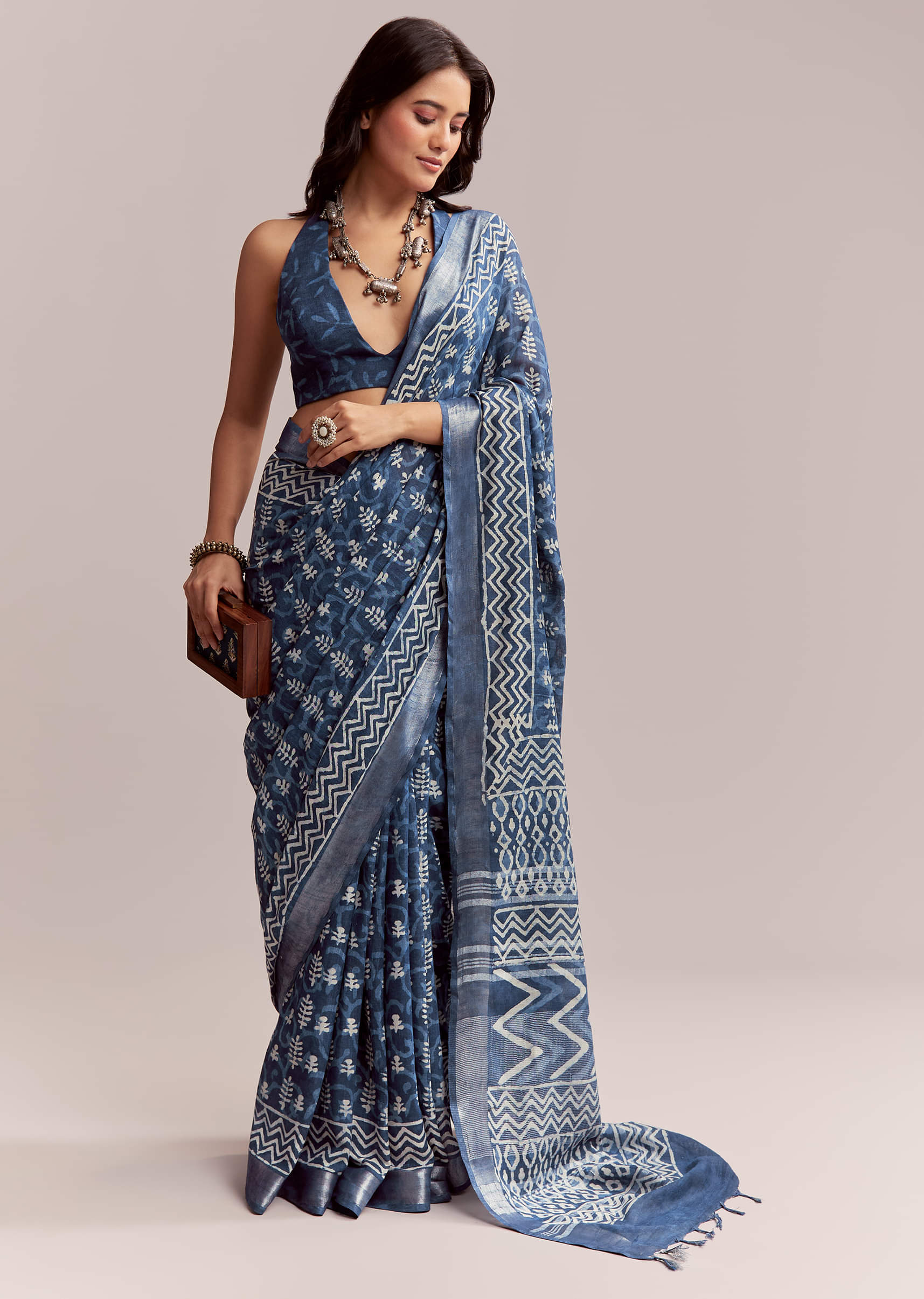blue-linen-printed-saree-with-heritage-ajrakh-leaf-print-sg311986-1.jpg