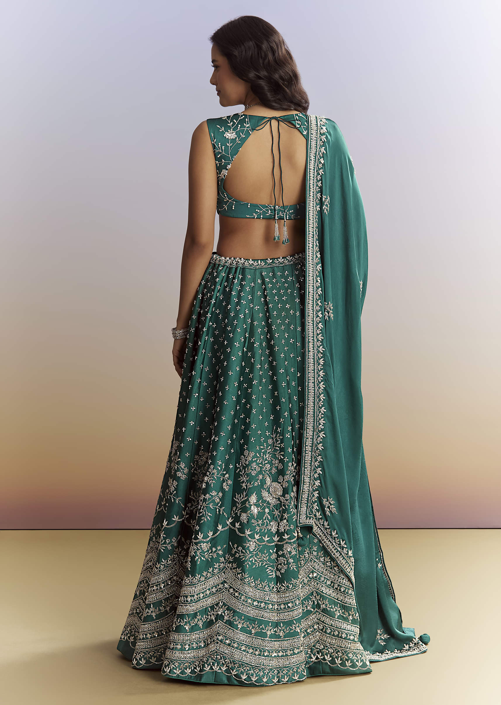 bottle-green-satin-bridesmaid-lehenga-with-heavy-embroidery-sg197477-2.jpg