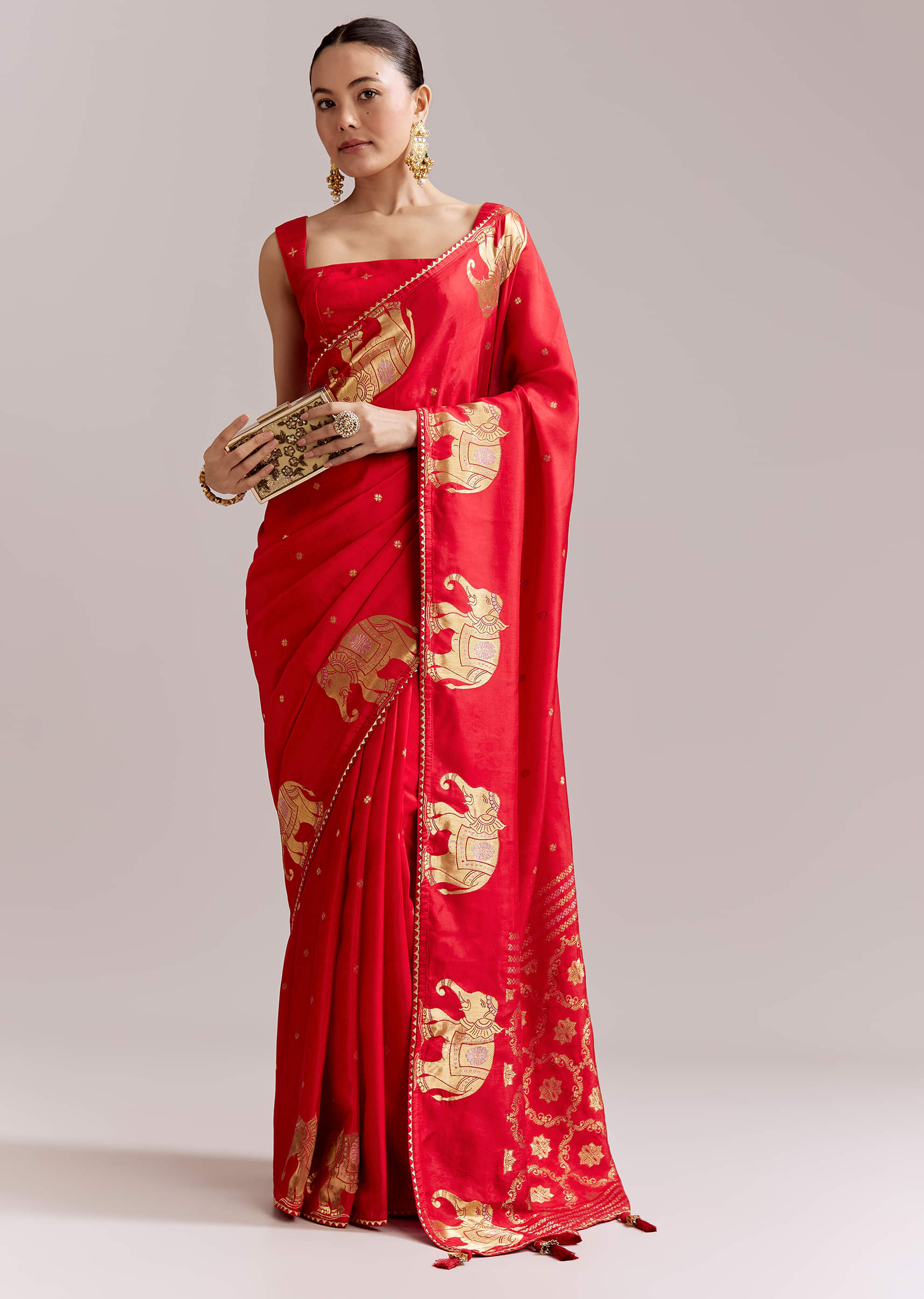 crimson-red-chinon-woven-saree-with-elephant-motifs-sg351918-3.jpg