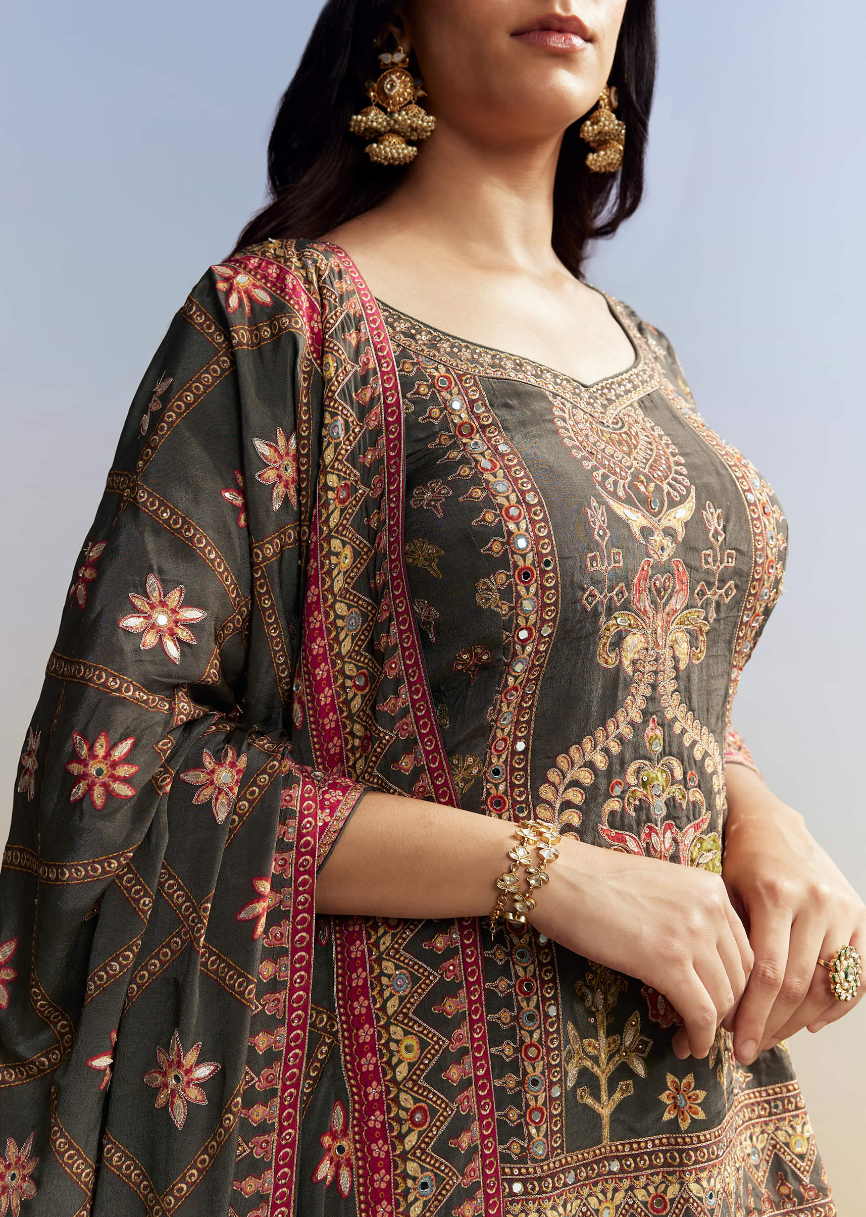 dark-green-printed-sharara-set-sg336341-2.jpg
