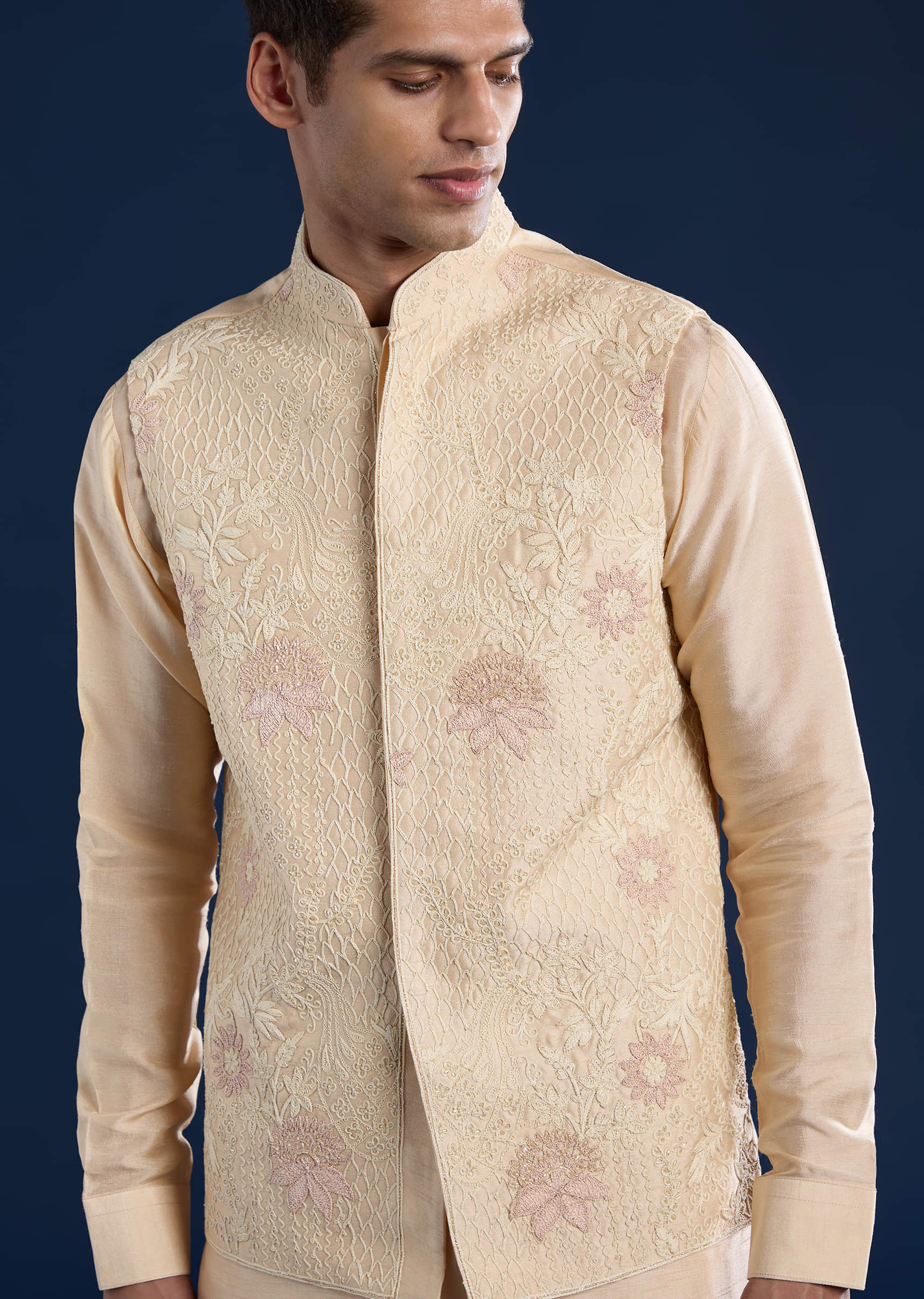 gold-art-silk-jacket-kurta-set-with-dori-work-sg332980-2.jpg