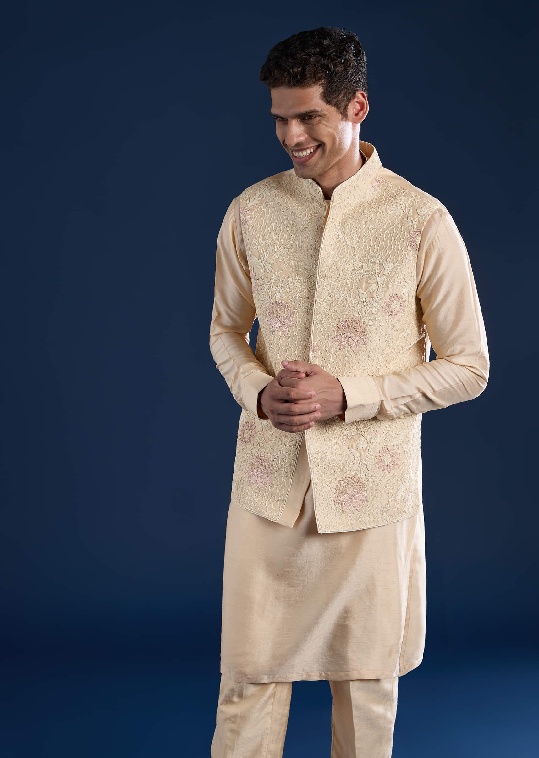 gold-art-silk-jacket-kurta-set-with-dori-work-sg332980-4.jpg