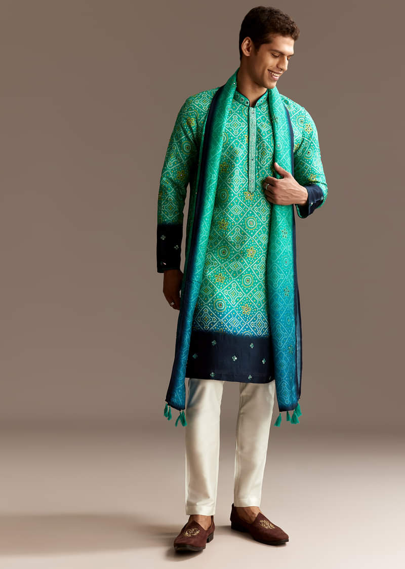 green-bandhani-kurta-set-with-dupatta-sg329430-4.jpg