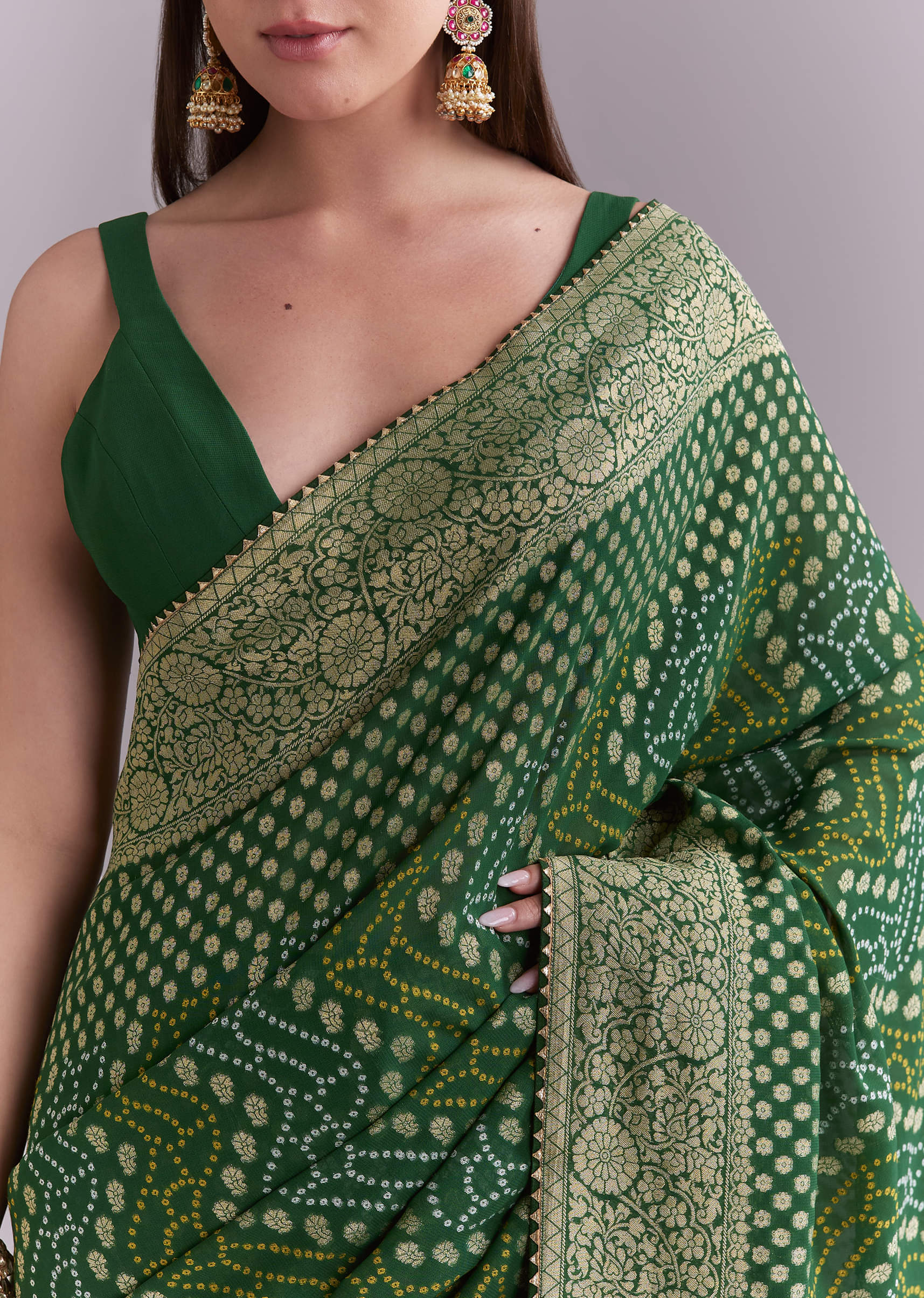 green-georgette-bandhani-saree-with-butti-and-floral-border-sg351923-2.jpg
