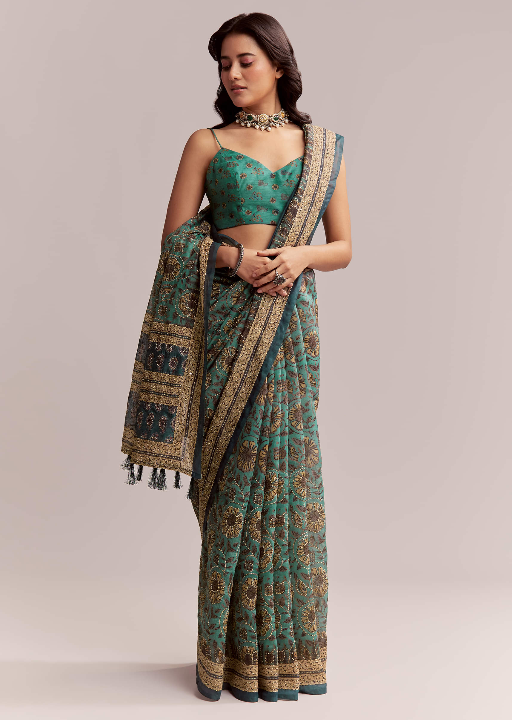 green-linen-printed-saree-with-heritage-ajrakh-work-sg312213-3.jpg