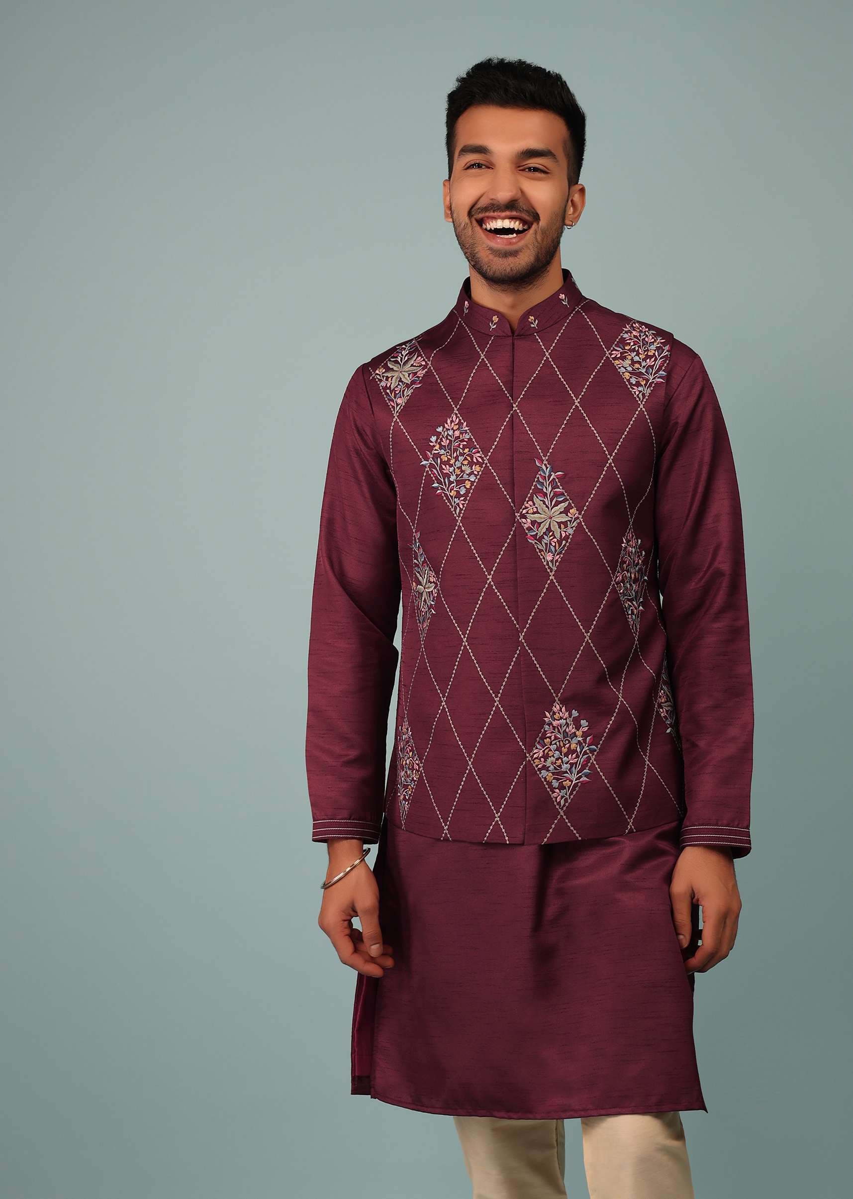 kalki_ruby_wine_red_bandi_jacket_set_in_raw_silk-sg119766_4.jpg