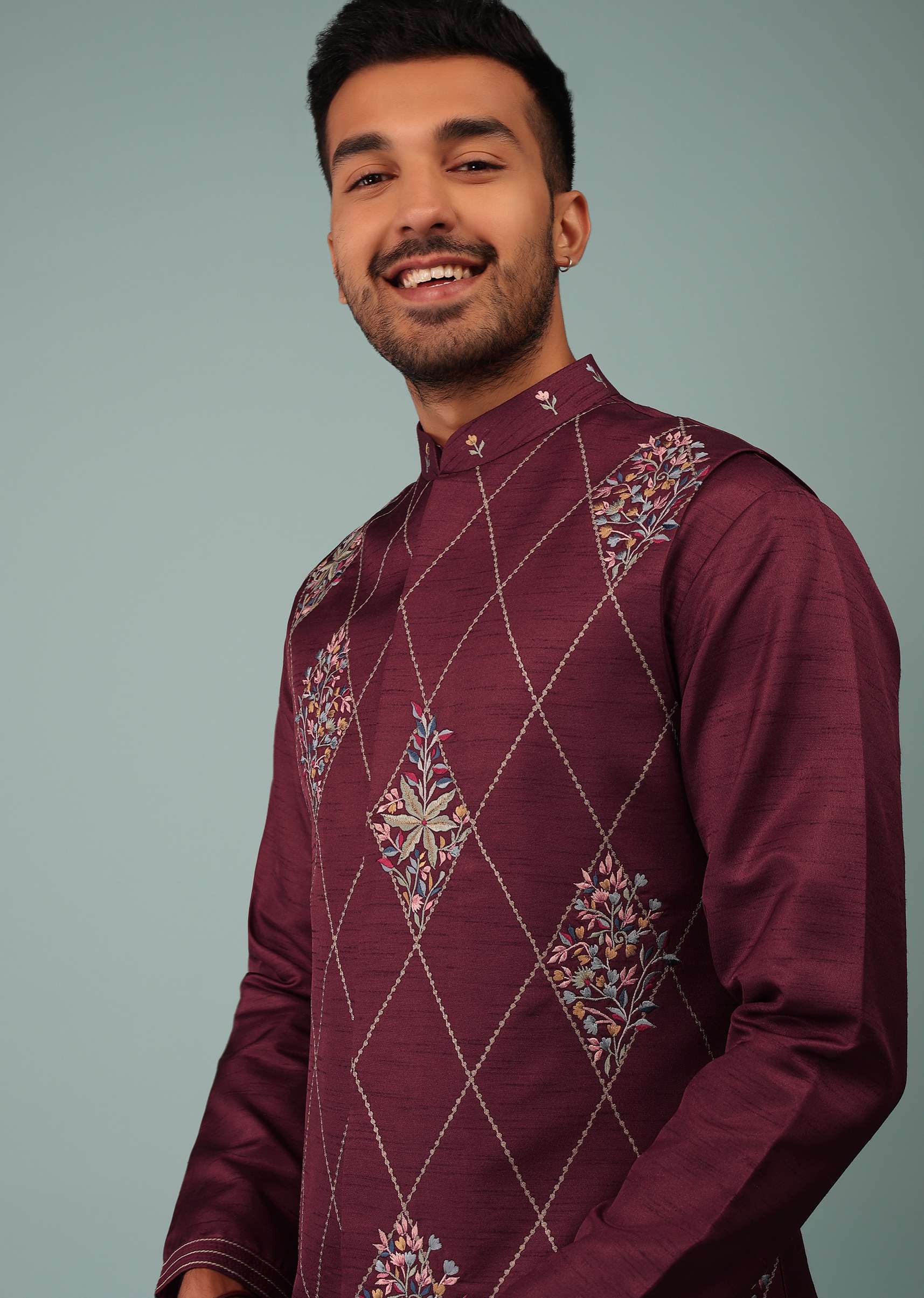 kalki_ruby_wine_red_bandi_jacket_set_in_raw_silk-sg119766_6.jpg