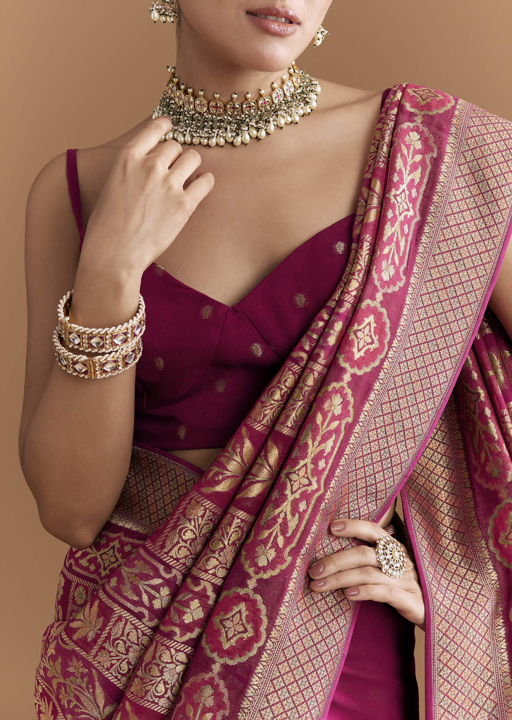 maroon-khadhi-georgette-saree-with-floral-and-geometric-zari-work-sg355129-2.jpg