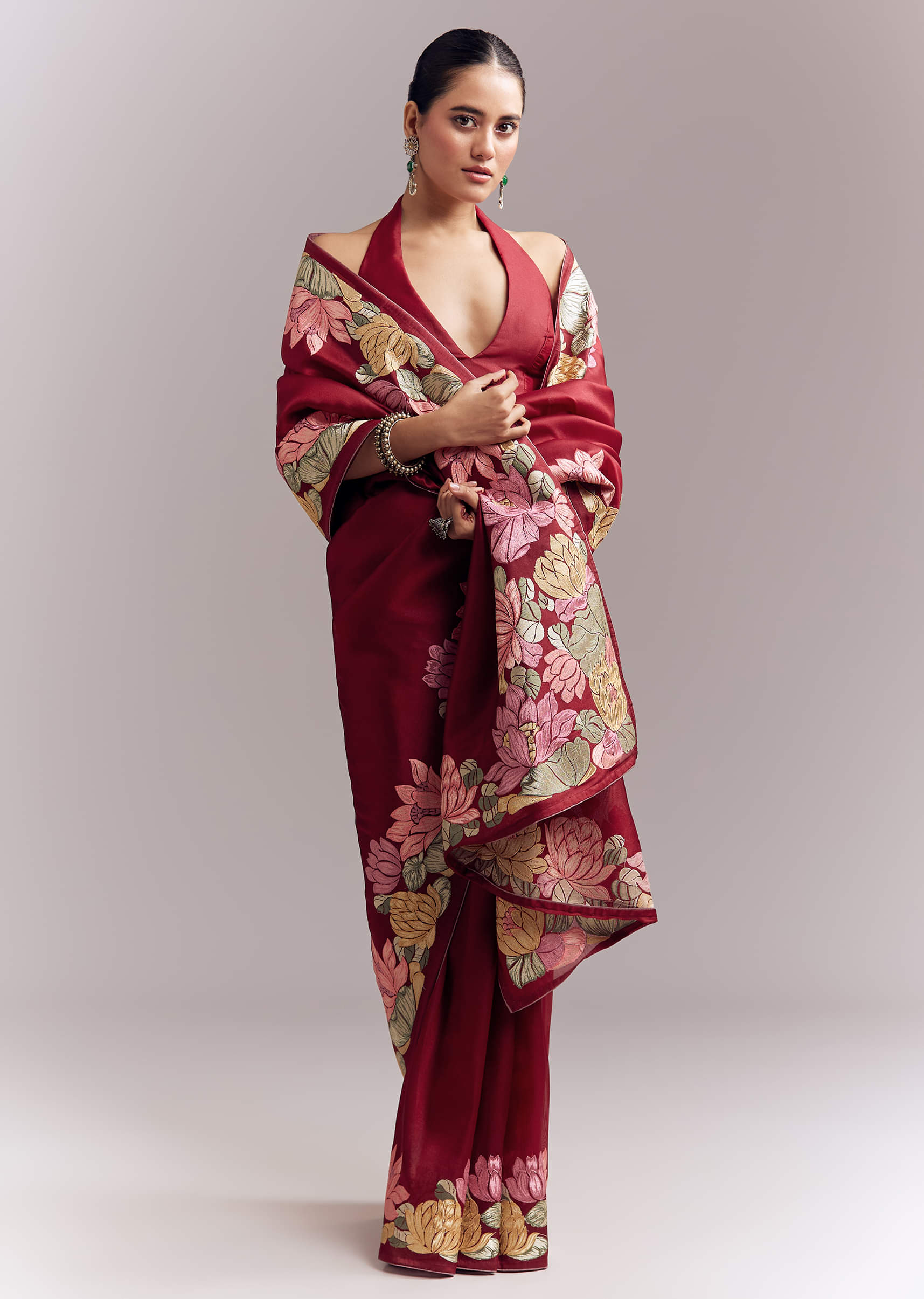 maroon-organza-silk-saree-with-floral-embroidery-and-cutwork-sg346401-3.jpg