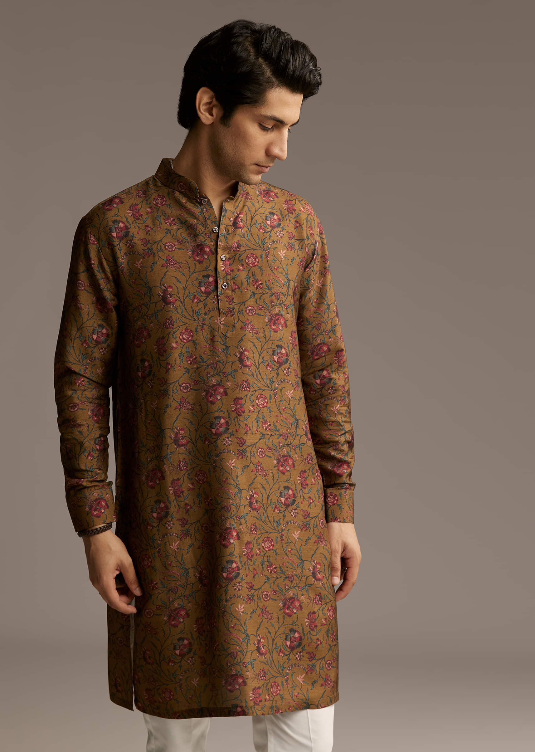 mustard-yellow-silk-designer-kurta-for-men-with-vintage-floral-print-sg322620-4.jpg