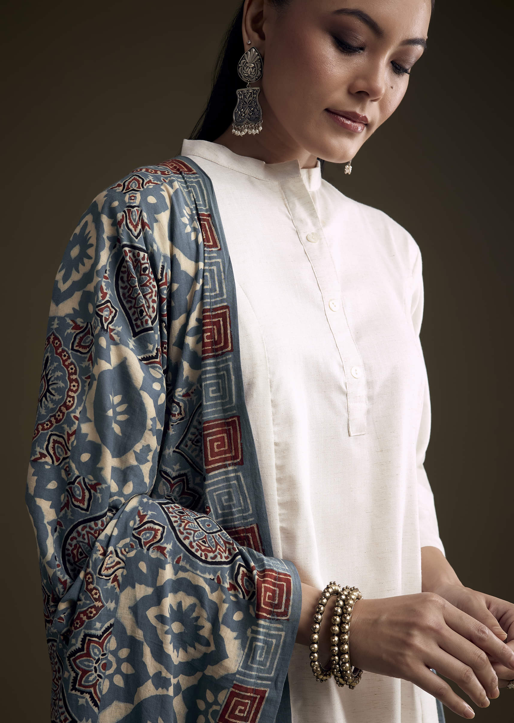 off-white-khadi-dhoti-suit-with-blue-hand-dyed-ajrakh-dupatta-sg356601-3.jpg