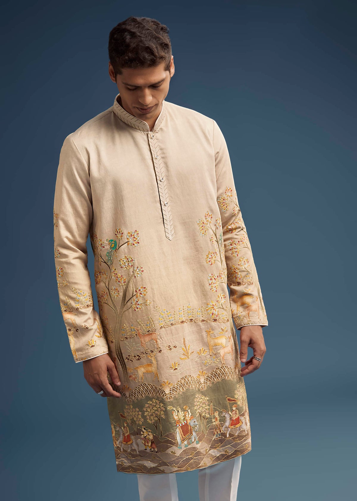 olive-green-silk-kurta-set-for-men-with-digital-print-sg320081-4.jpg