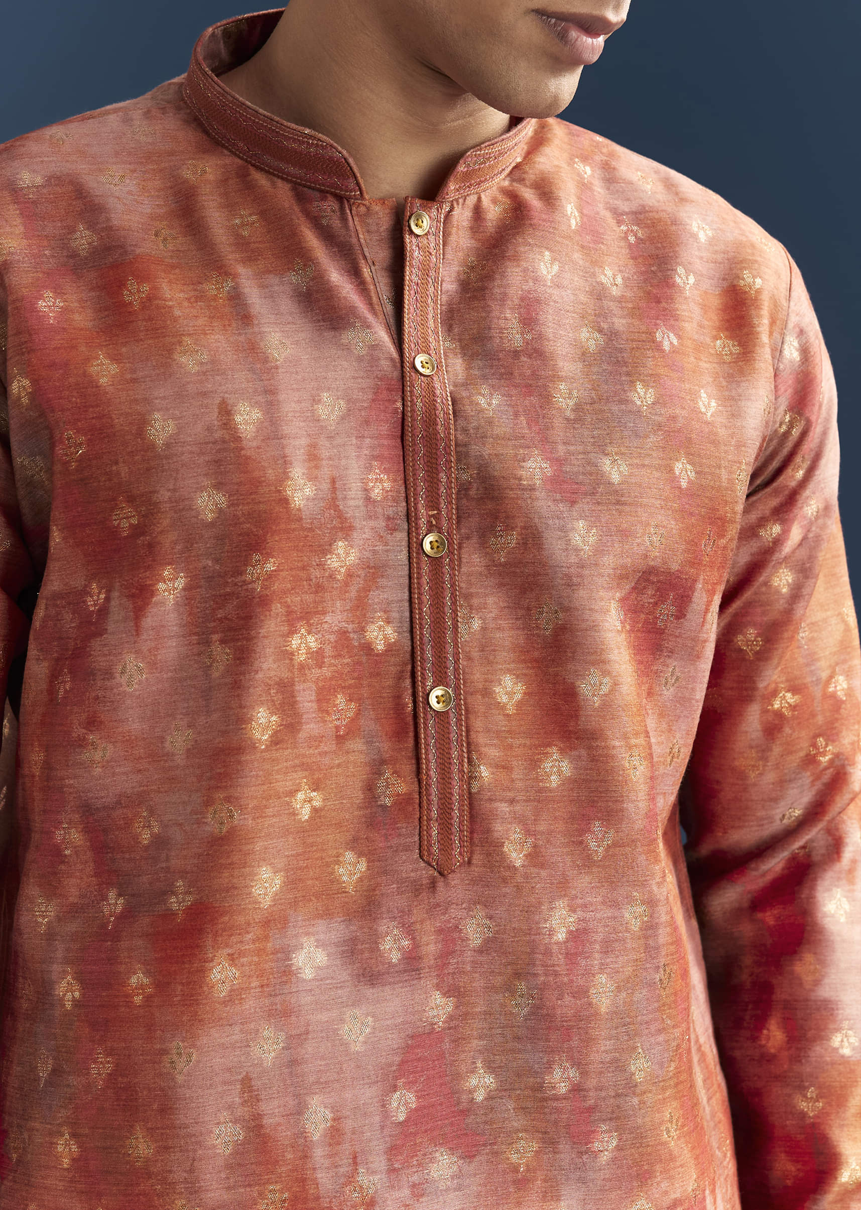 orange-silk-kurta-set-for-men-with-abstract-and-foil-print-sg330022-2.jpg