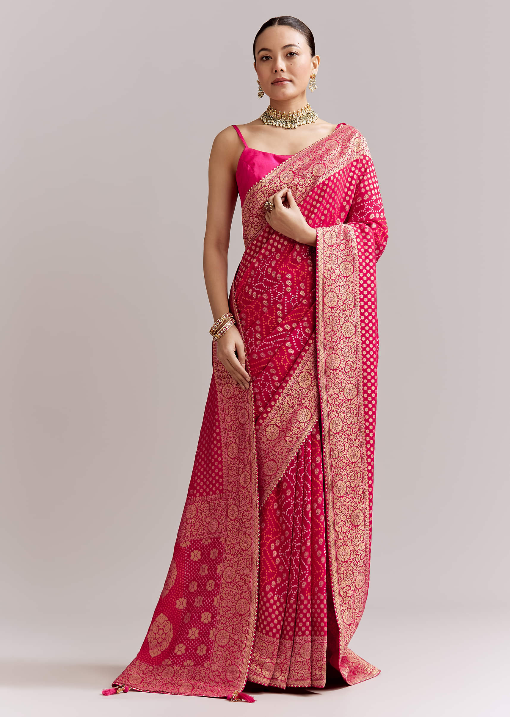pink-georgette-woven-saree-with-floral-border-and-bandhani-print-sg351922-1.jpg