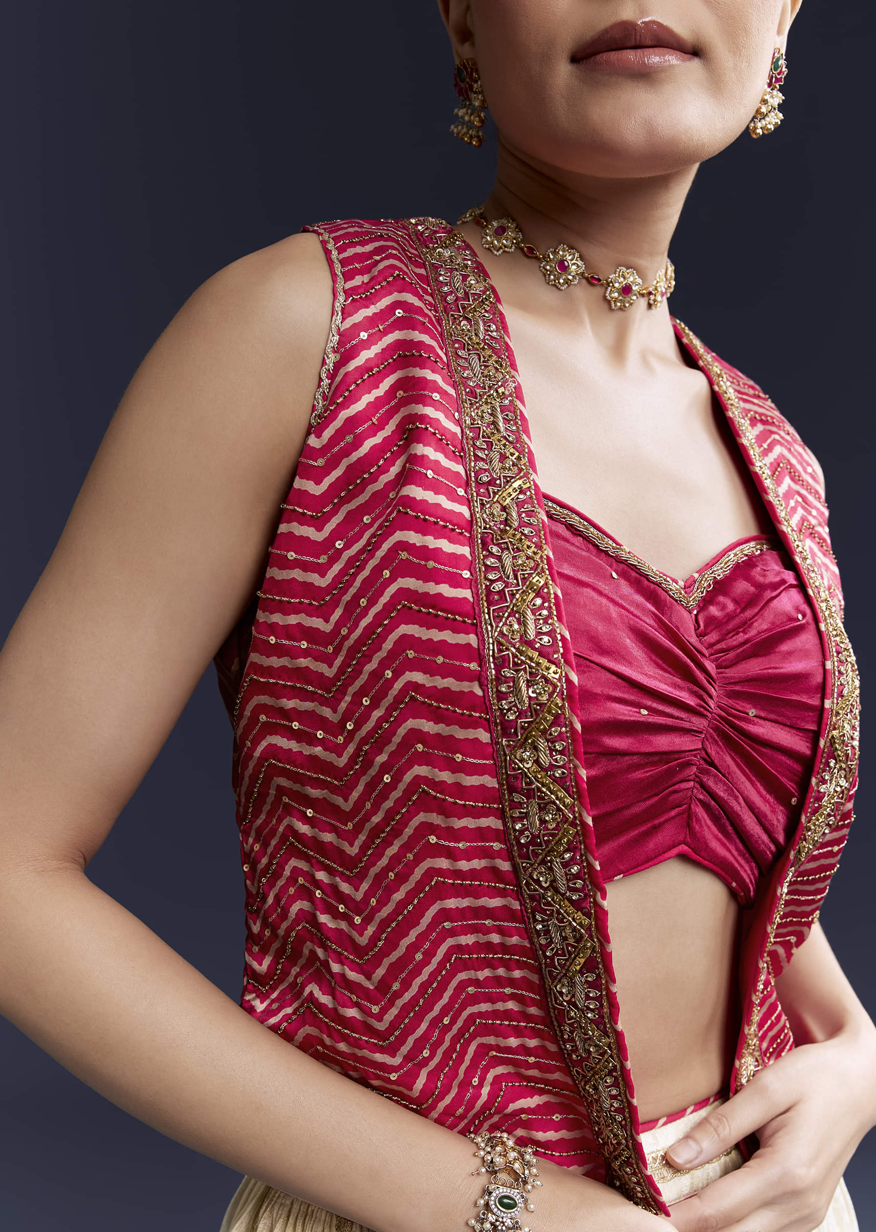 pink-satin-festive-lehenga-with-hand-dyed-chevron-print-jacket-sg353844-3.jpg