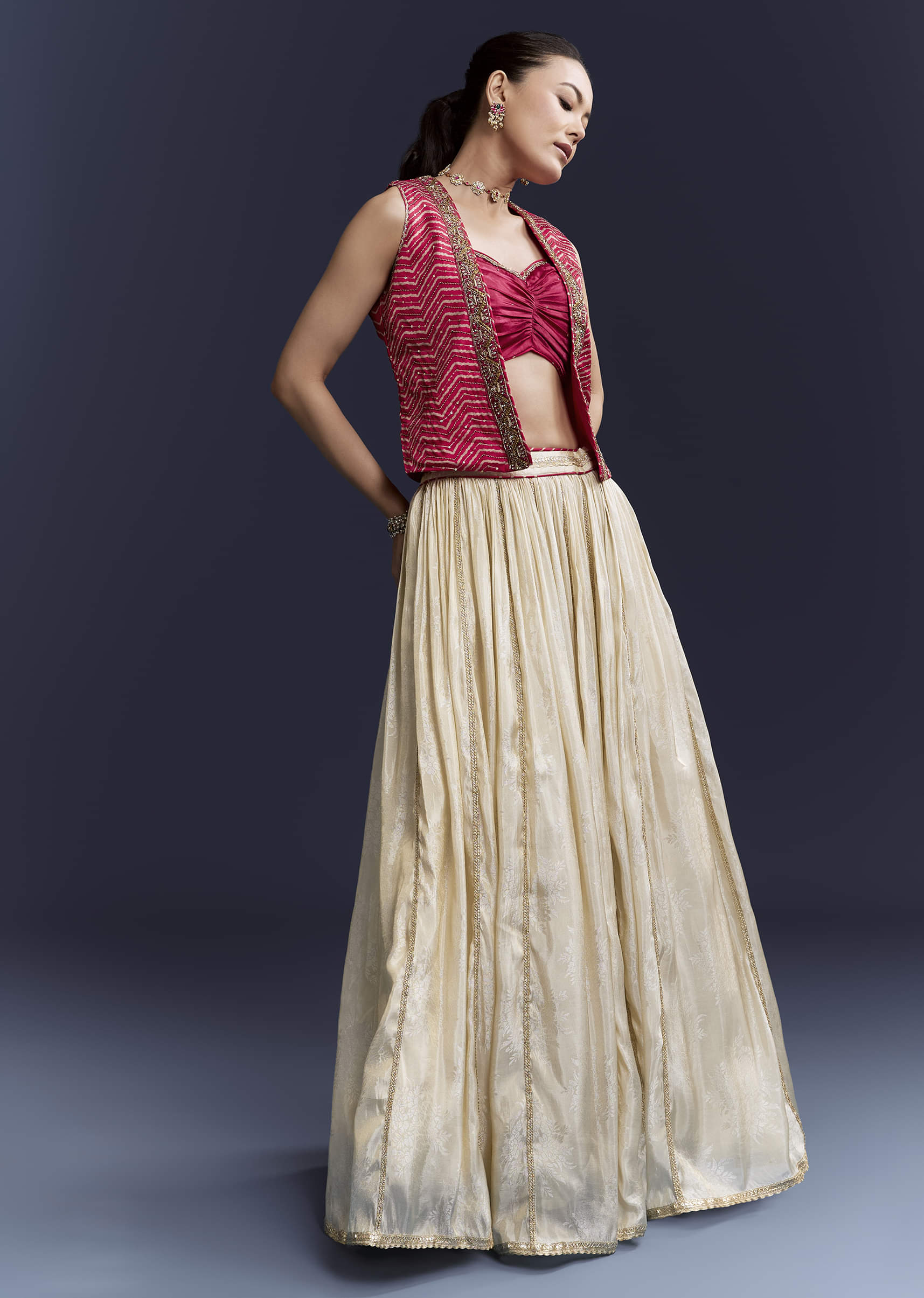 pink-satin-festive-lehenga-with-hand-dyed-chevron-print-jacket-sg353844-4.jpg