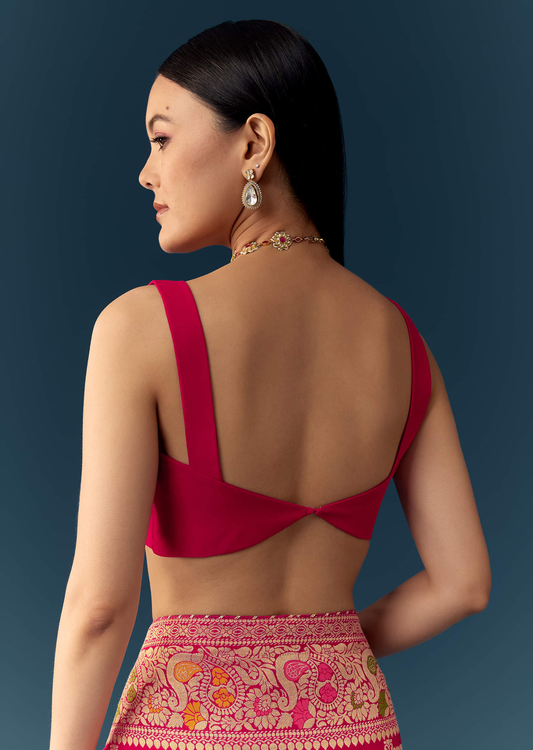 rani-pink-dola-silk-bandhani-woven-saree-with-unstitched-blouse-sg355041-8.jpg