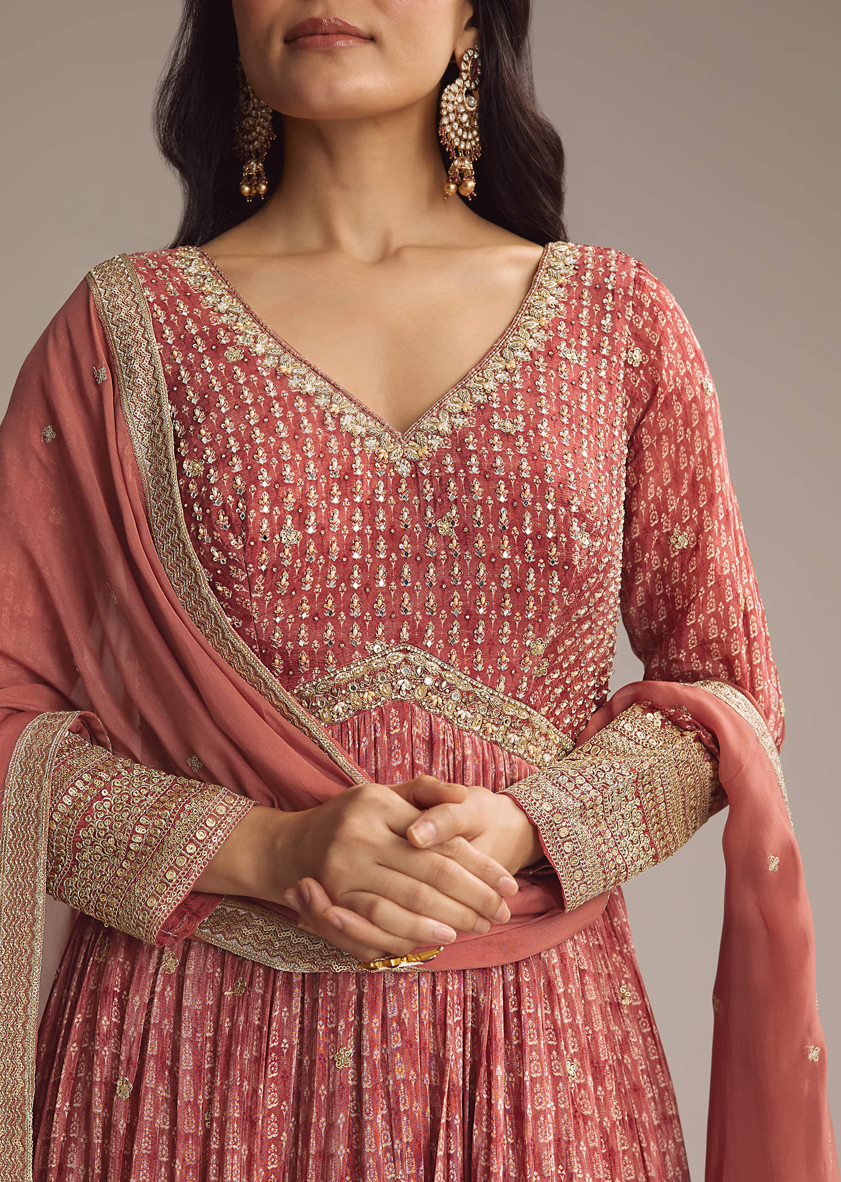 red-chinon-printed-anarkali-suit-with-heavy-embroidery-sg338231-2.jpg
