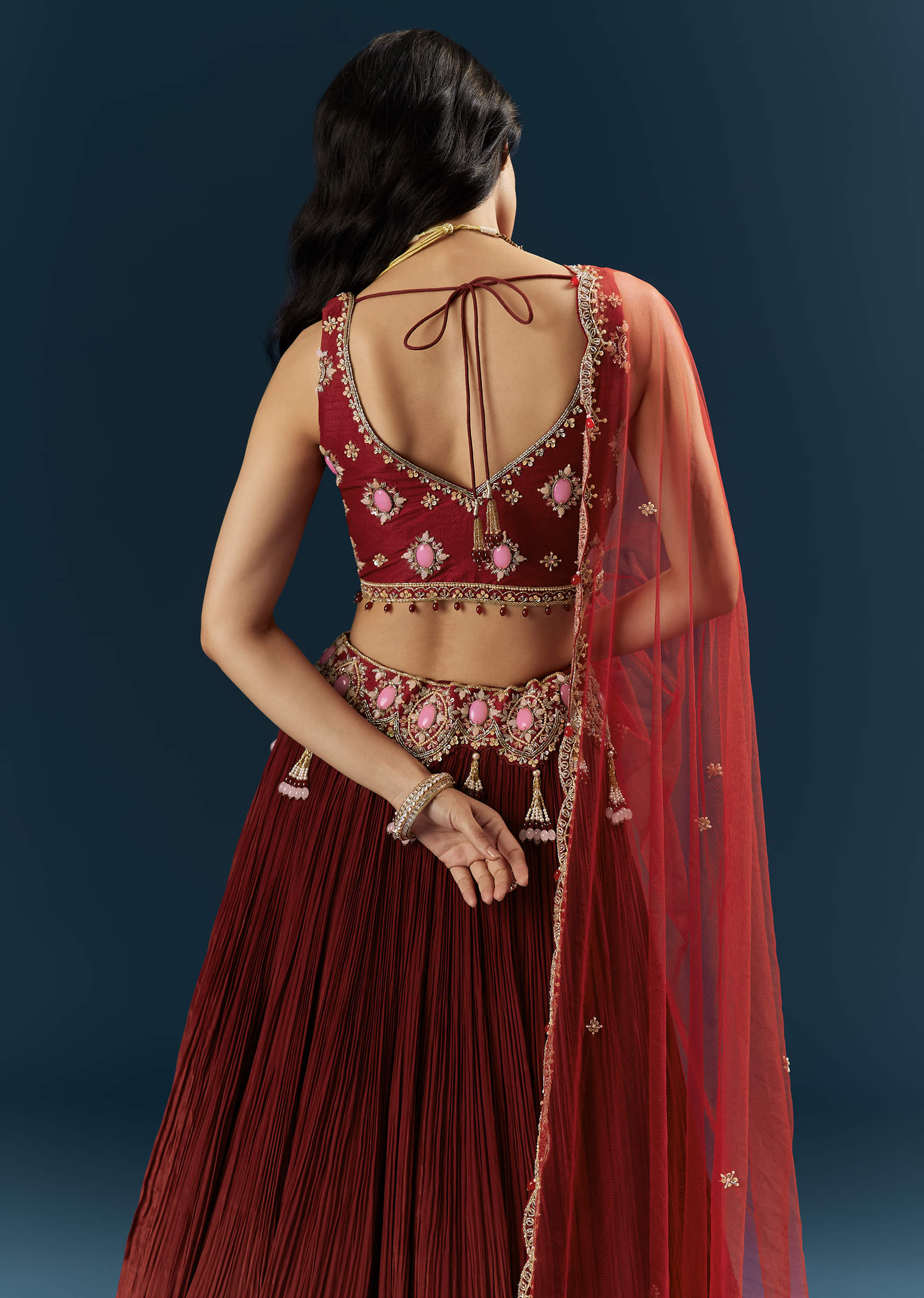 red-crepe-bridesmaid-lehenga-with-stone-work-sg336983-6.jpg