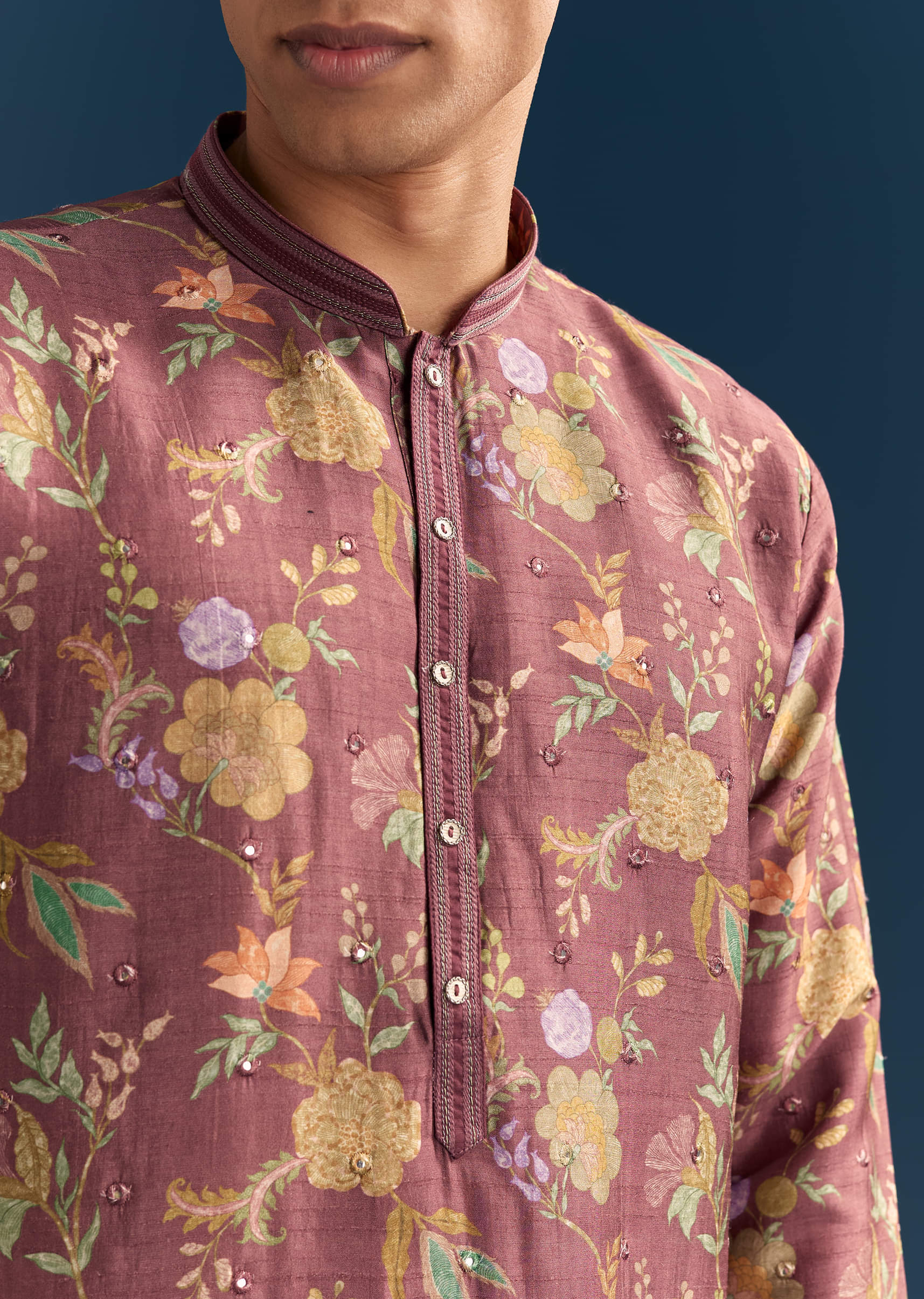red-silk-floral-kurta-set-for-men-with-mirror-embroidery-sg330142-1.jpg