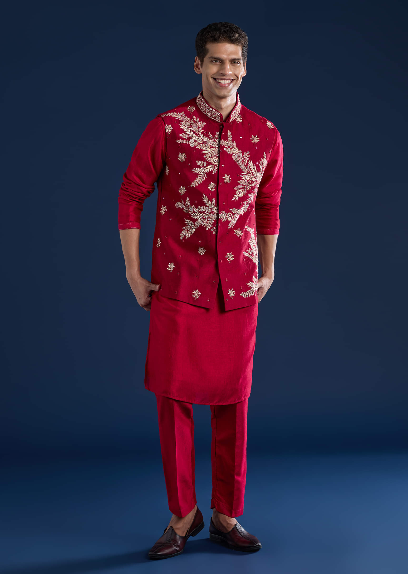 red-silk-kurta-and-jacket-set-with-mirror-work-sg362589-3.jpg