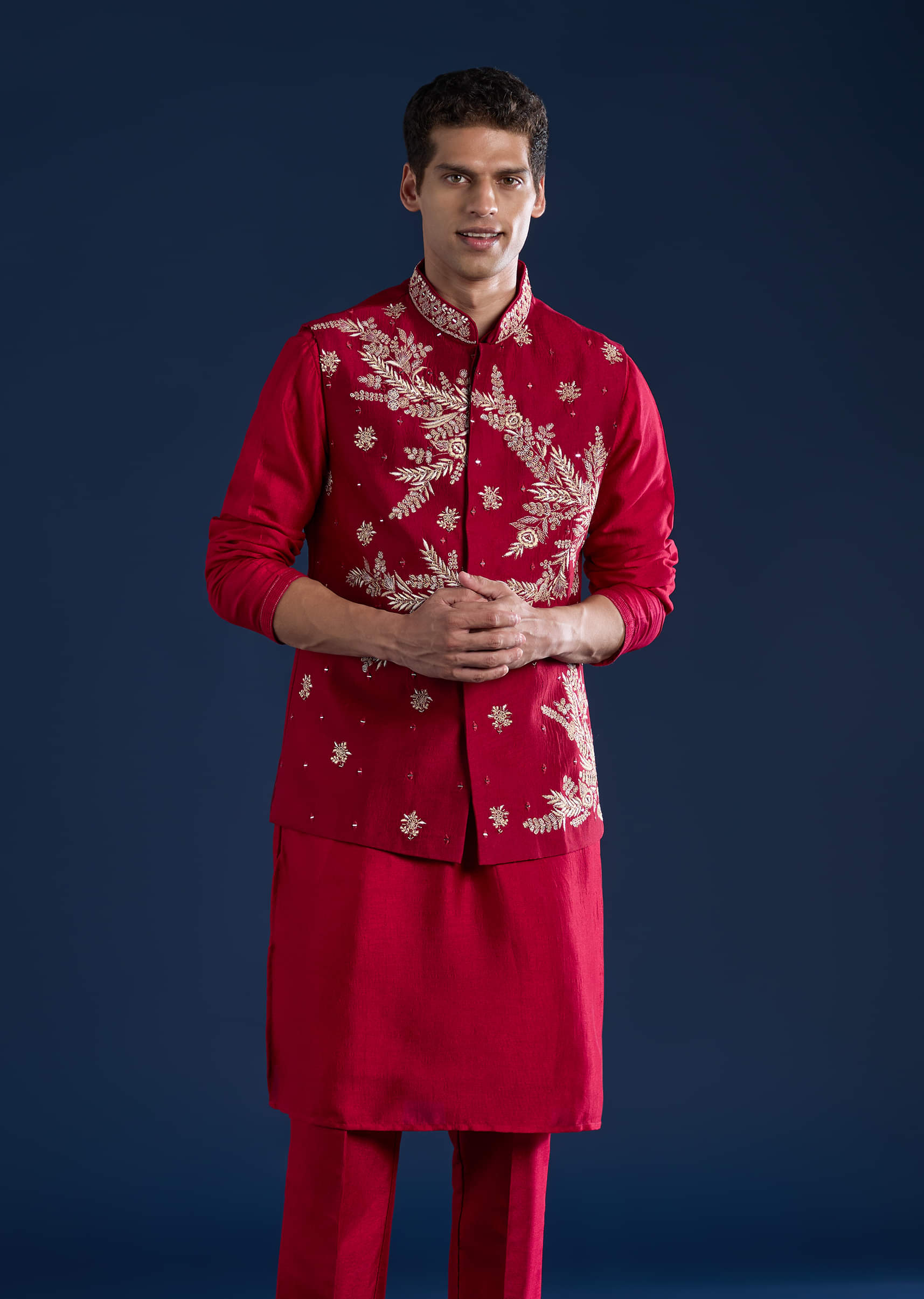 red-silk-kurta-and-jacket-set-with-mirror-work-sg362589-4.jpg
