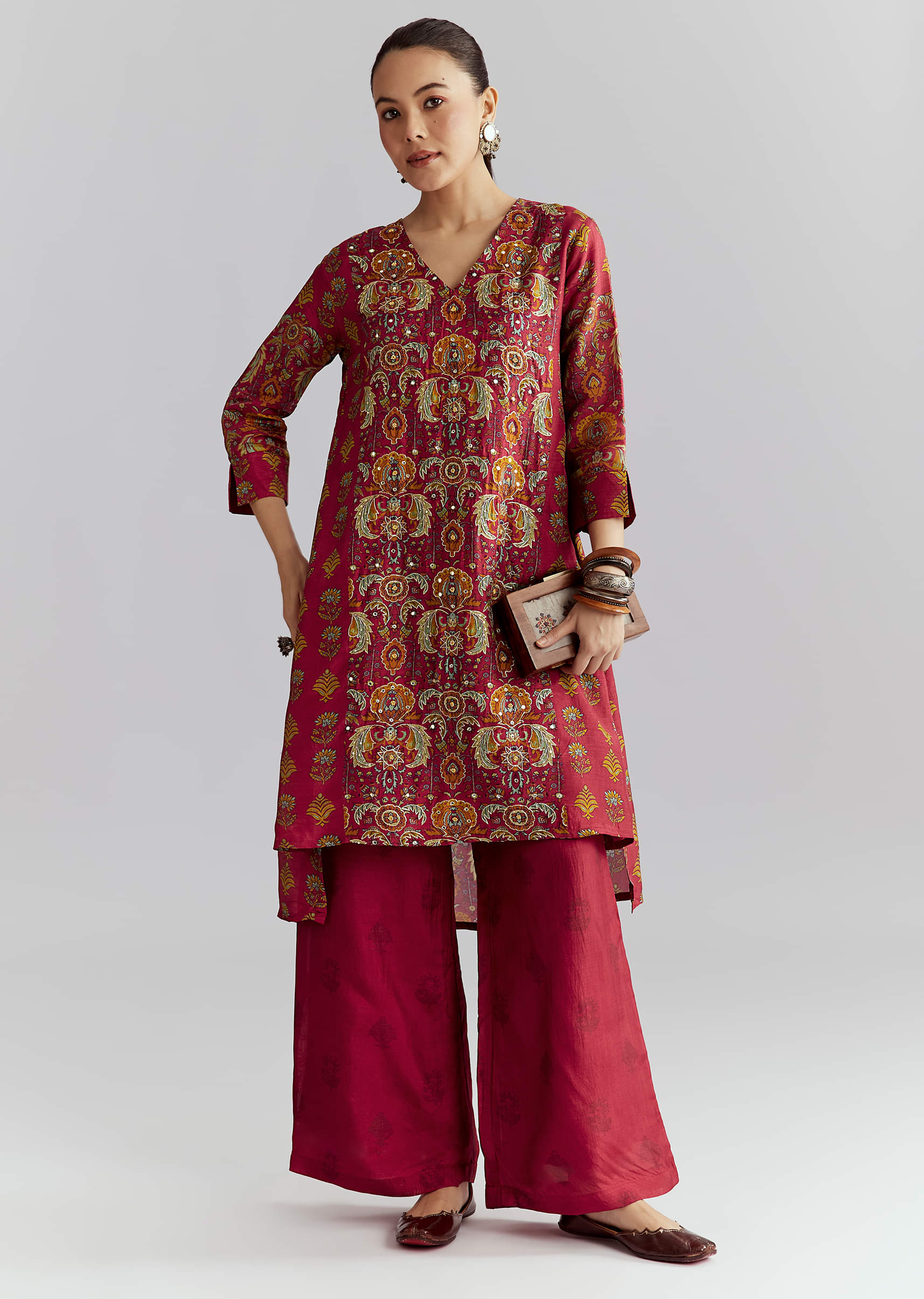 red-silk-printed-co-ord-set-with-heavy-embroidery-sg351666-3.jpg