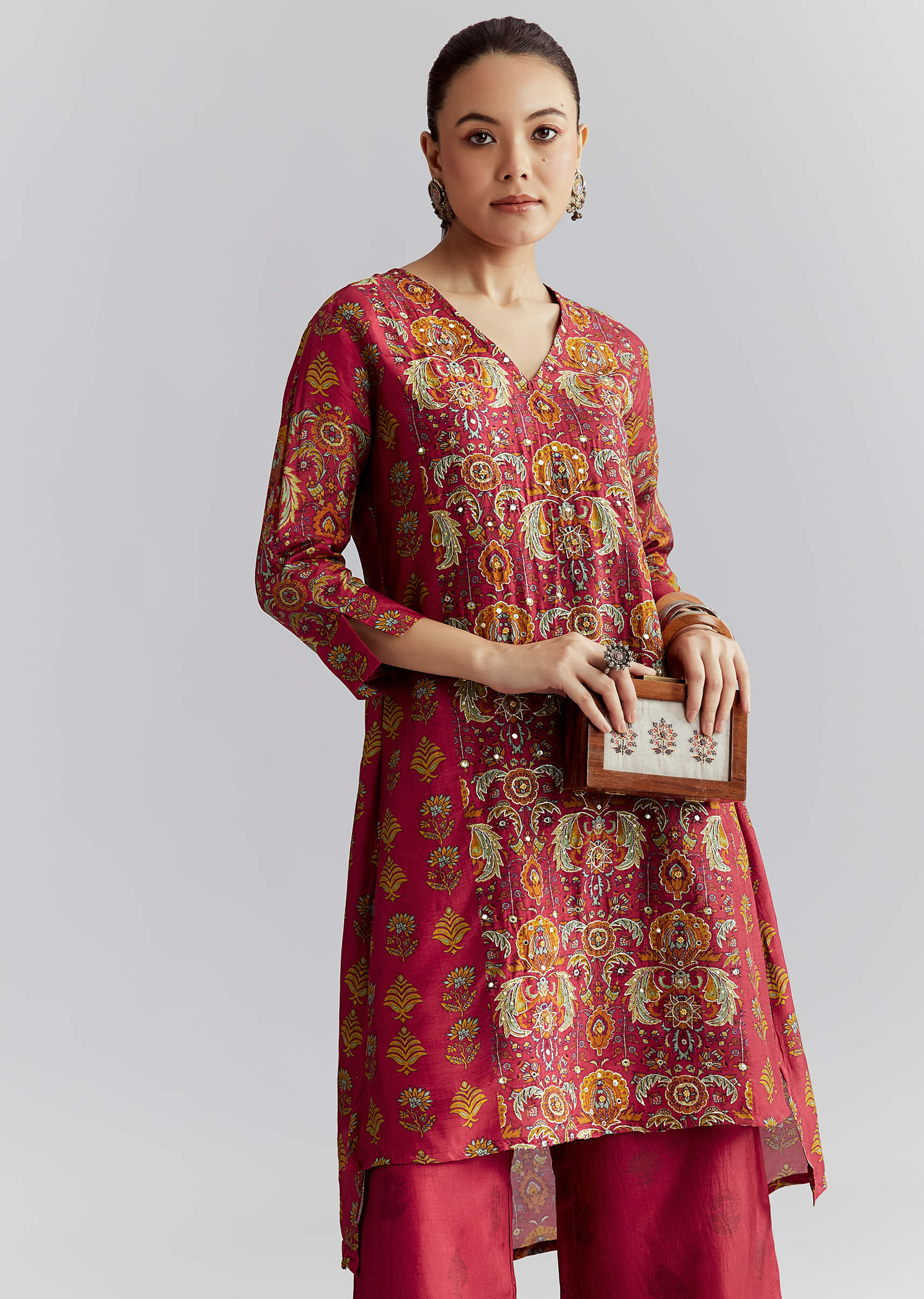 red-silk-printed-co-ord-set-with-heavy-embroidery-sg351666-4.jpg