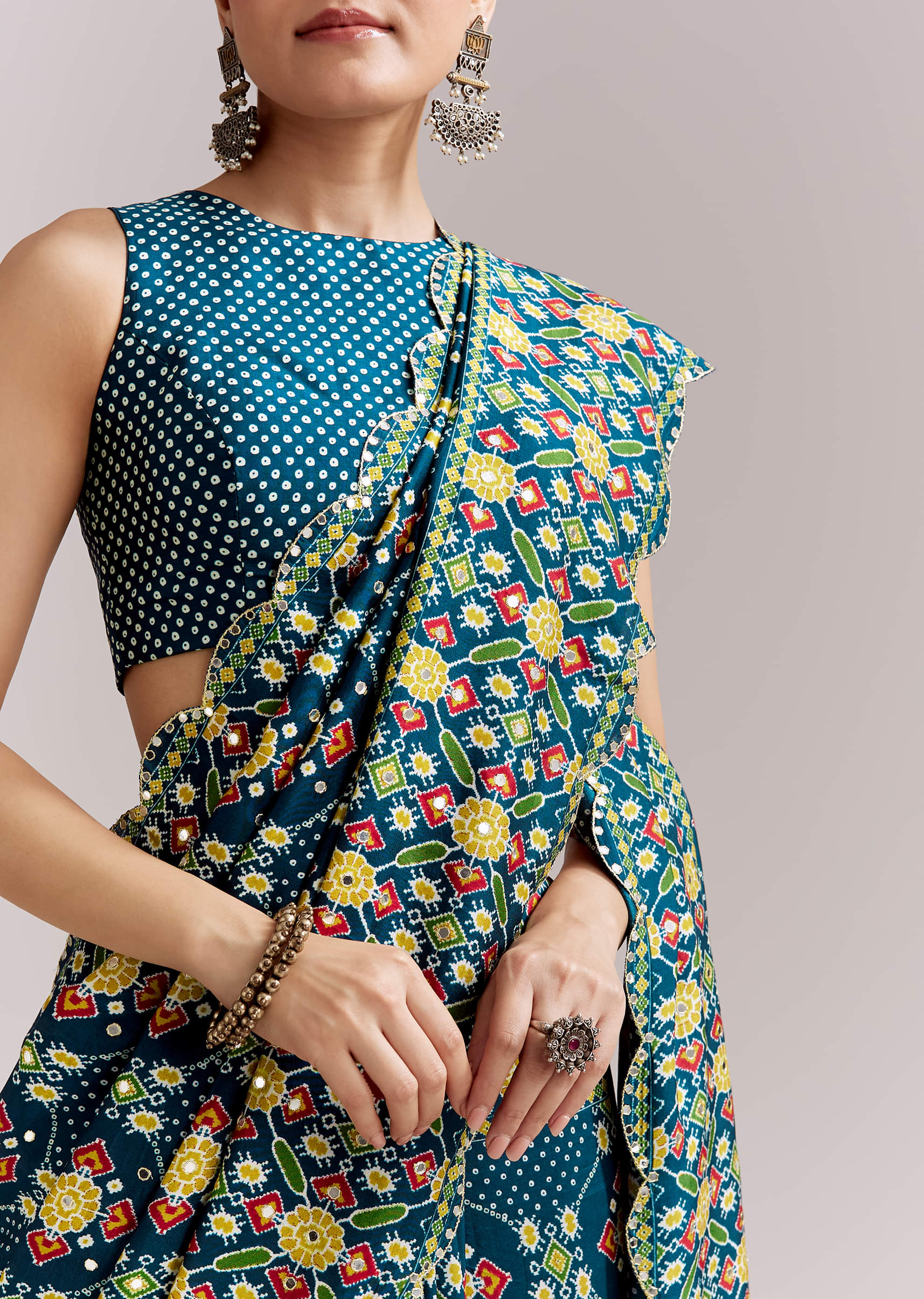 teal-blue-satin-saree-with-ajrakh-print-and-scallop-gota-zari-border-sg351941-2.jpg