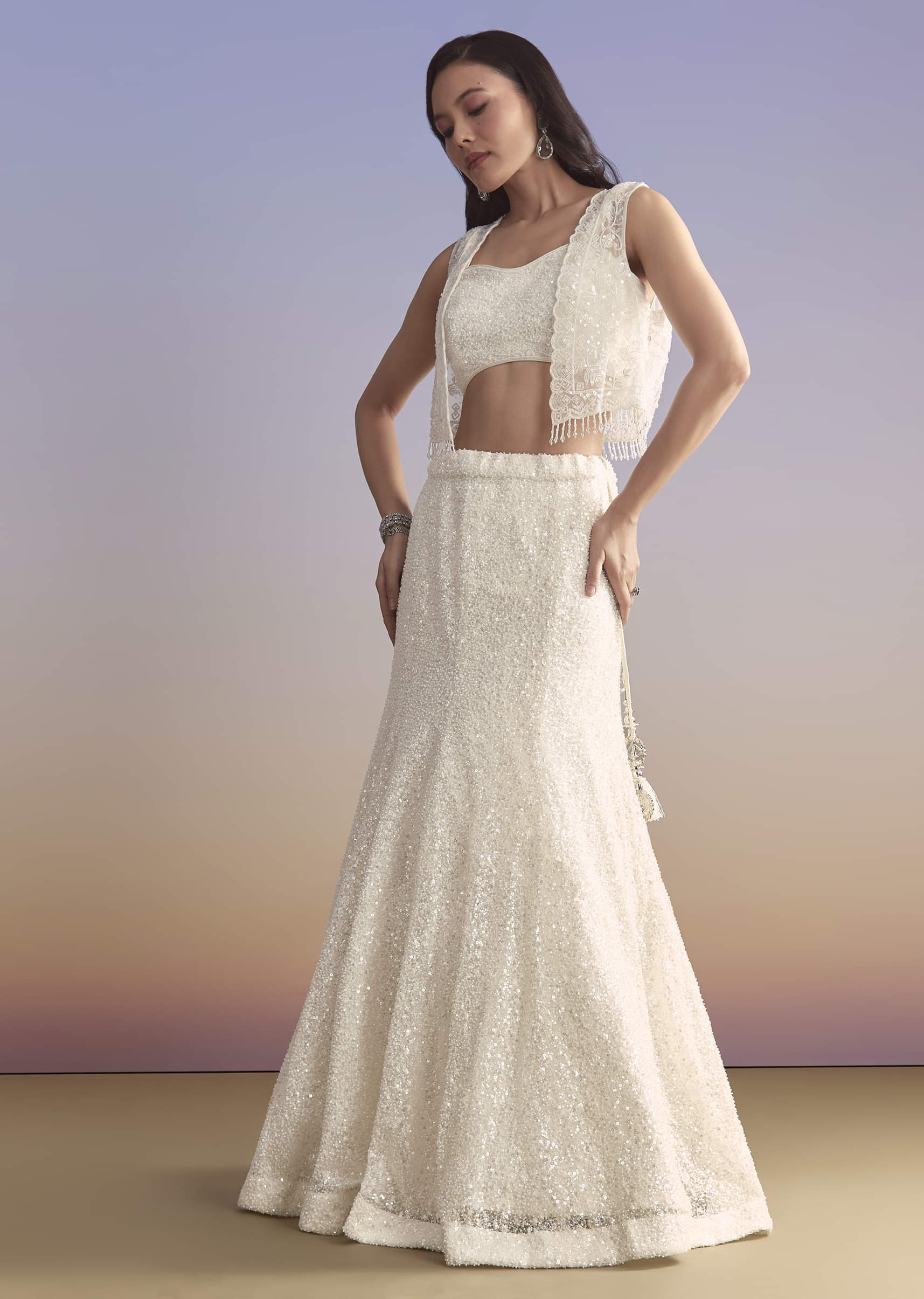 white-net-bridesmaid-lehenga-with-sequins-work-and-embellished-jacket-sg351581-4.jpg