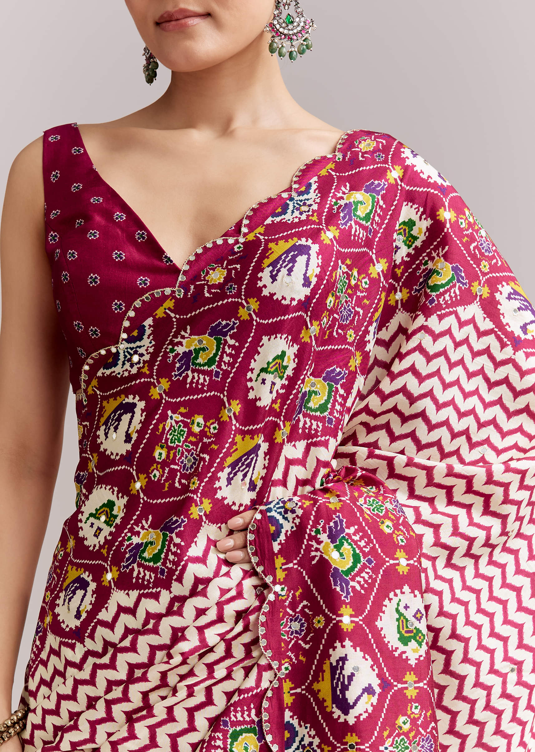 wine-and-off-white-satin-saree-with-ikat-style-floral-birds-border-sg351939-2.jpg