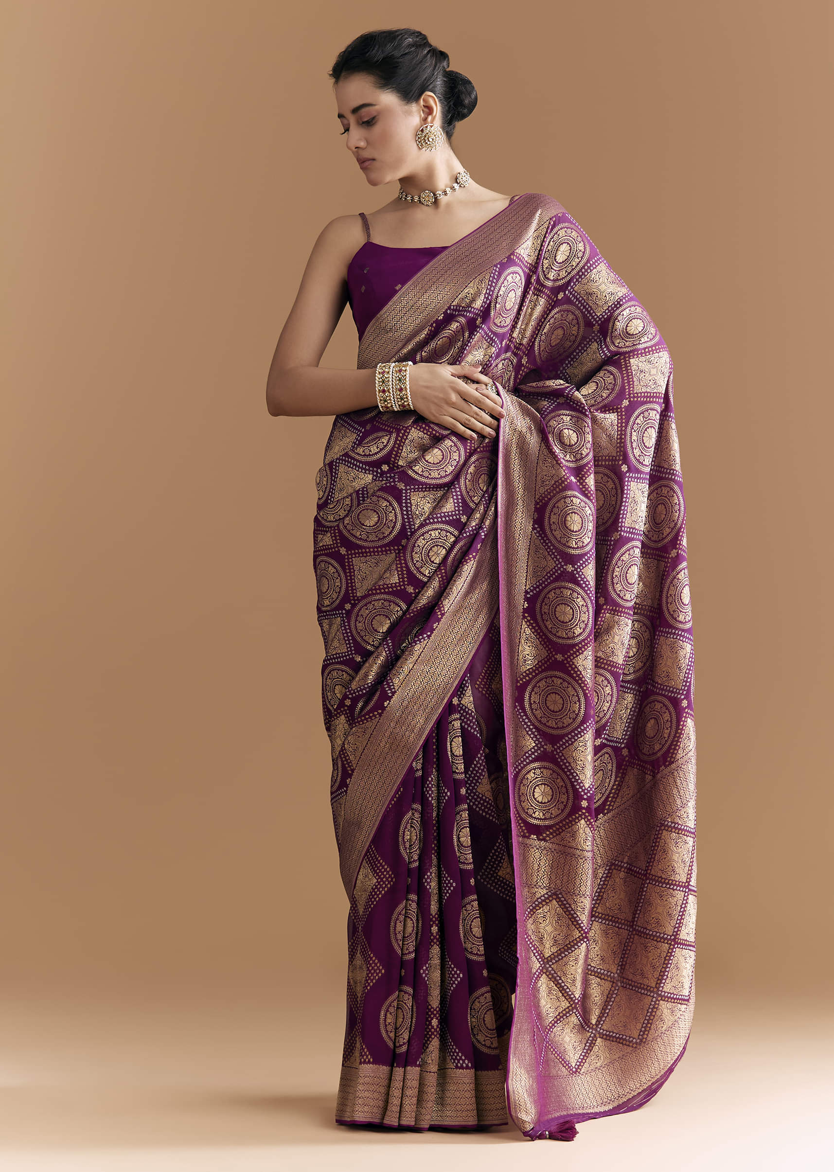 wine-khadhi-georgette-saree-with-geometric-motifs-in-zari-work-sg346191-1.jpg