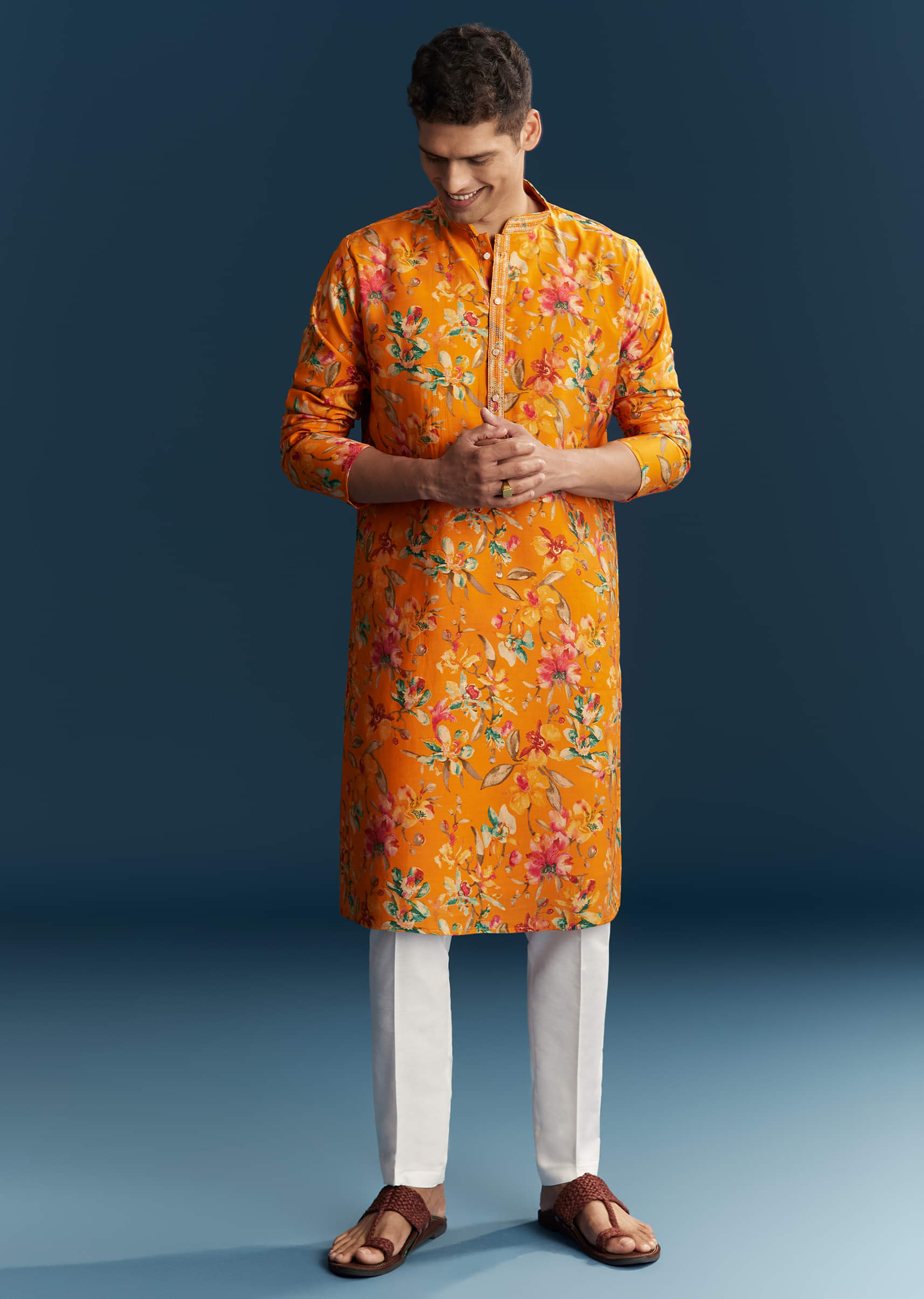 yellow-silk-kurta-set-for-men-with-multicolour-floral-print-sg345402-1.jpg