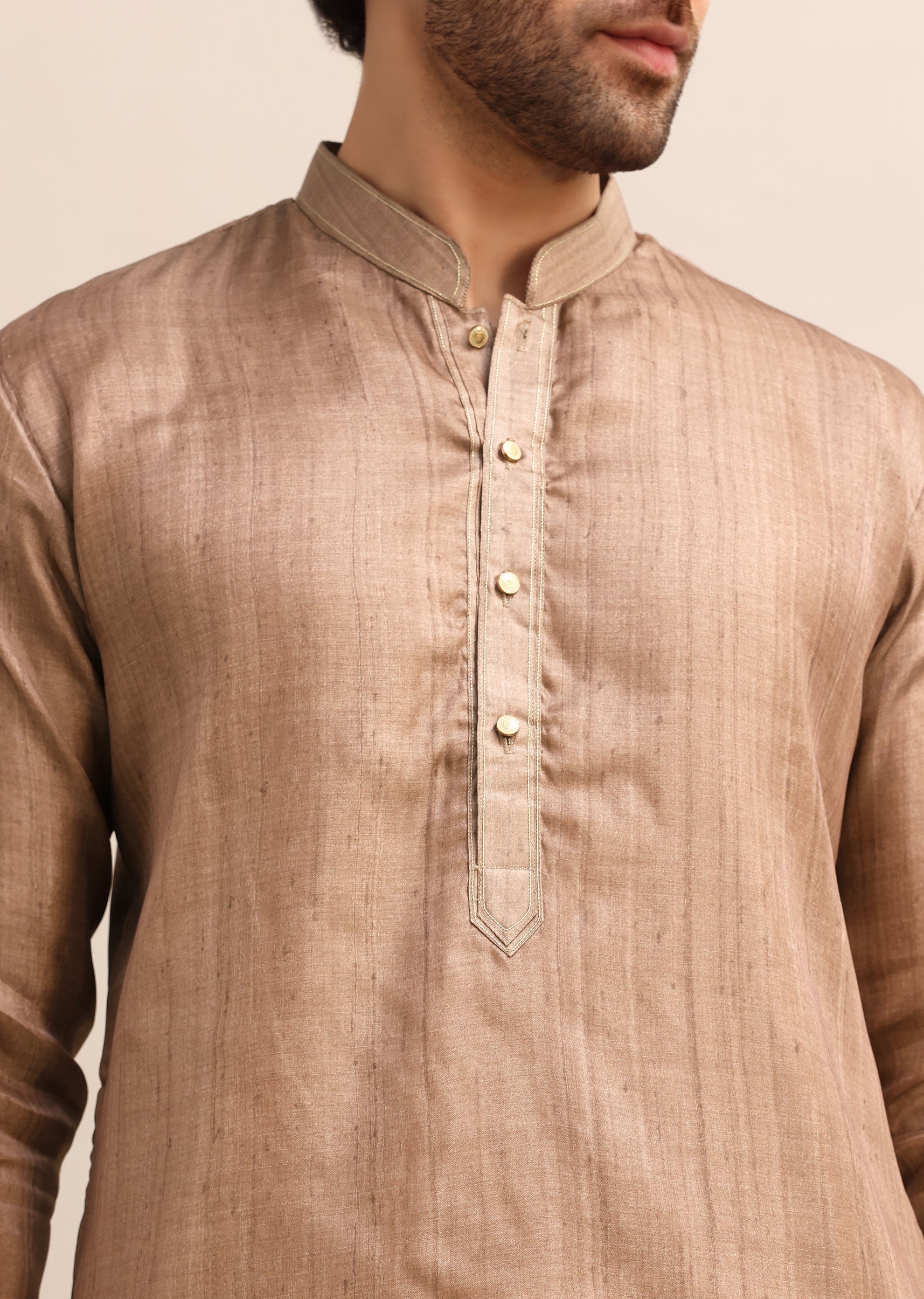 Brown_Tussar_Silk_Plain_Kurta_Pyjama_For_Men-SG235300_3_16441ac9-a063-4857-b15c-92d591ae77bb.jpg