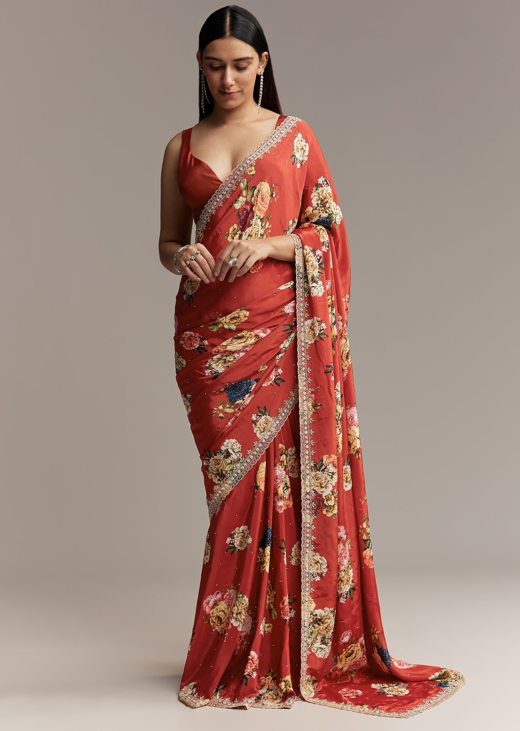 Maroon_Crepe_Saree_With_Multicolor_Floral_Print_And_Embellished-sg328016-3.jpg