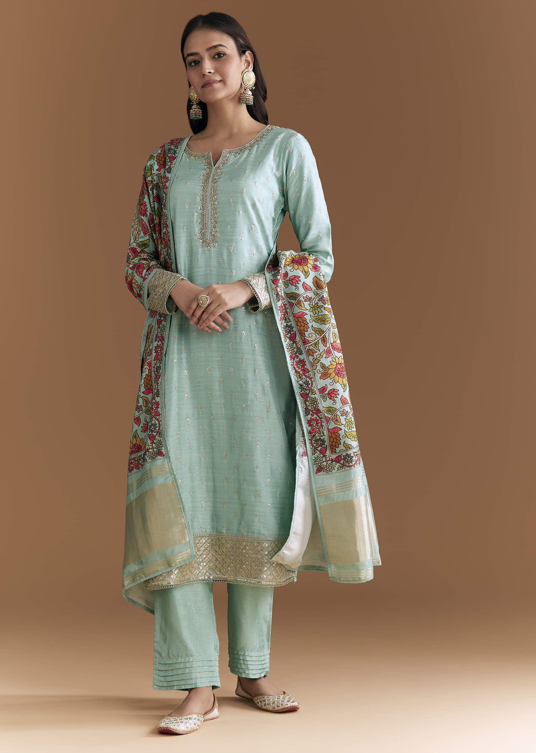 aqua-blue-silk-embroidered-kurta-set-with-kalamkari-floral-print-dupatta-1.jpg