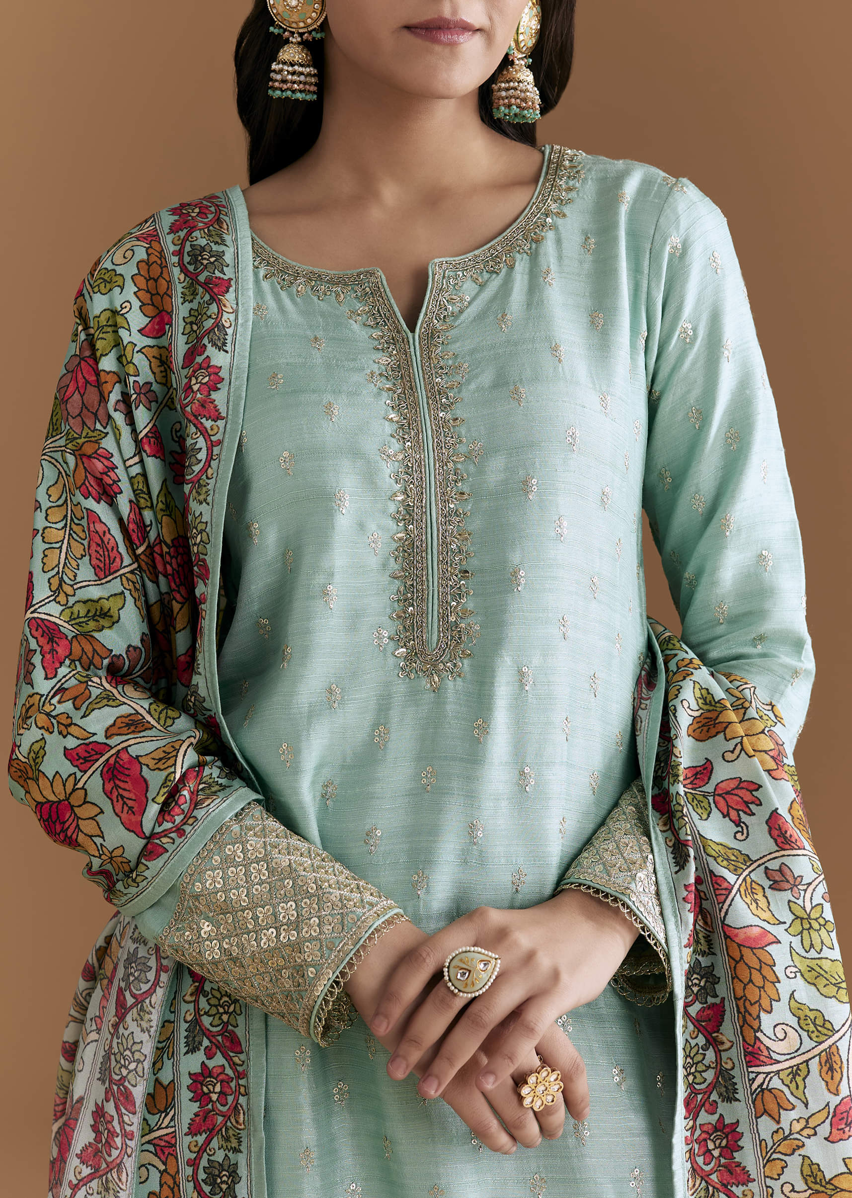 aqua-blue-silk-embroidered-kurta-set-with-kalamkari-floral-print-dupatta-2.jpg
