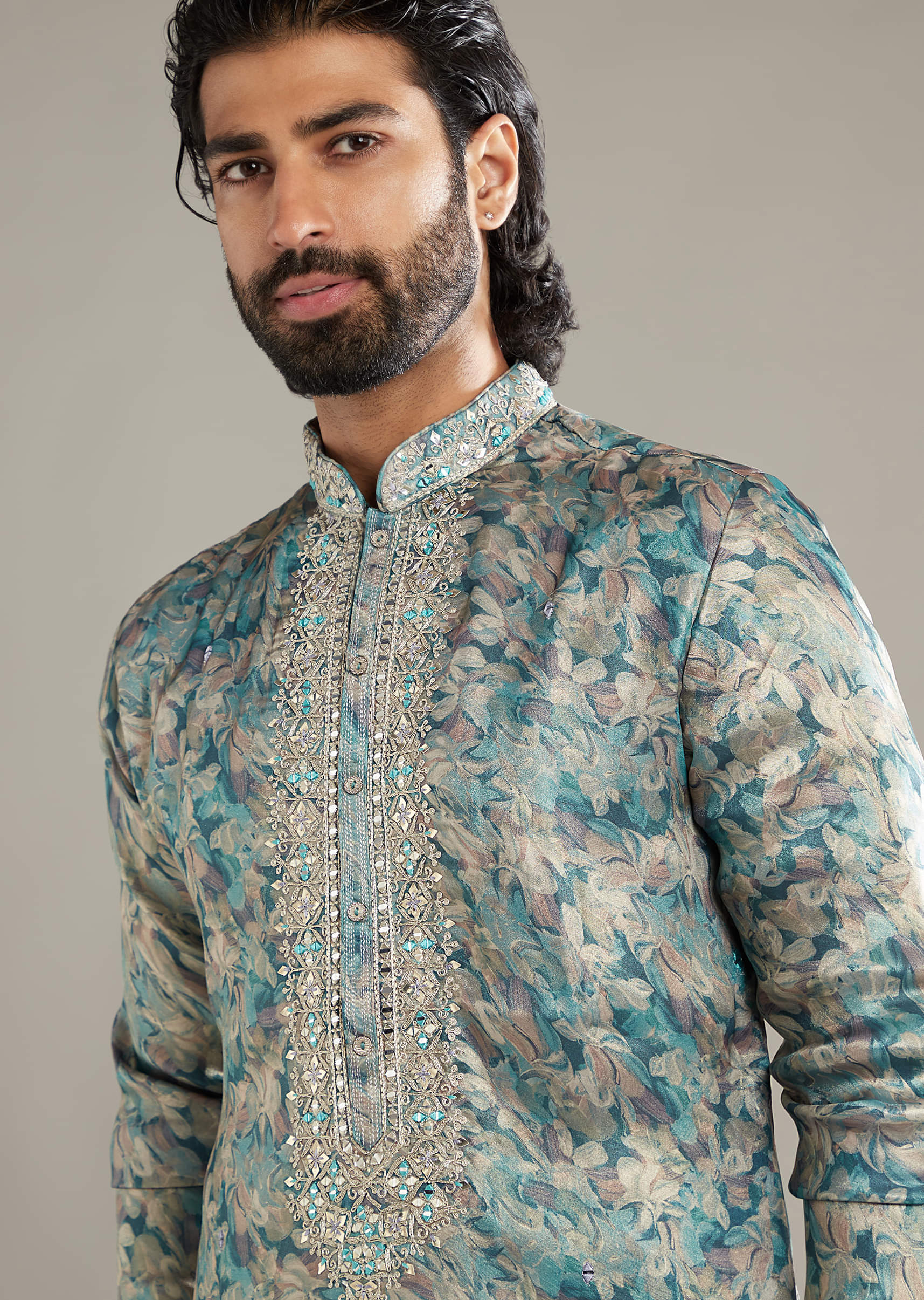 aqua-blue-silk-kurta-set-for-men-with-hand-embroidery-and-floral-print-sg355388-1.jpg
