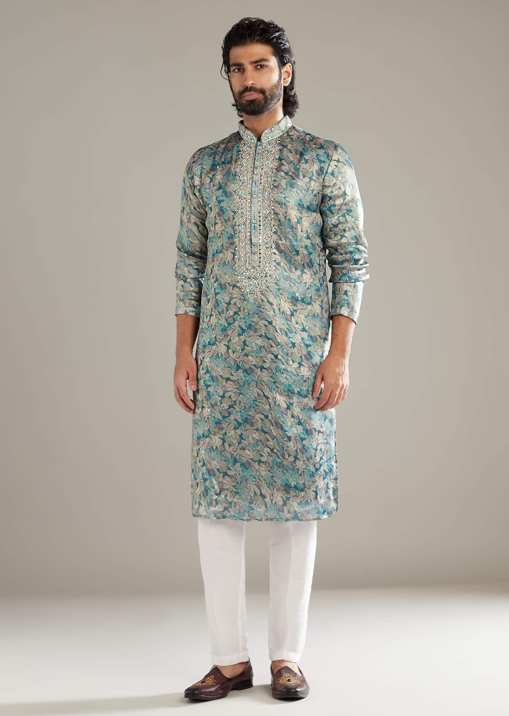 aqua-blue-silk-kurta-set-for-men-with-hand-embroidery-and-floral-print-sg355388-2.jpg