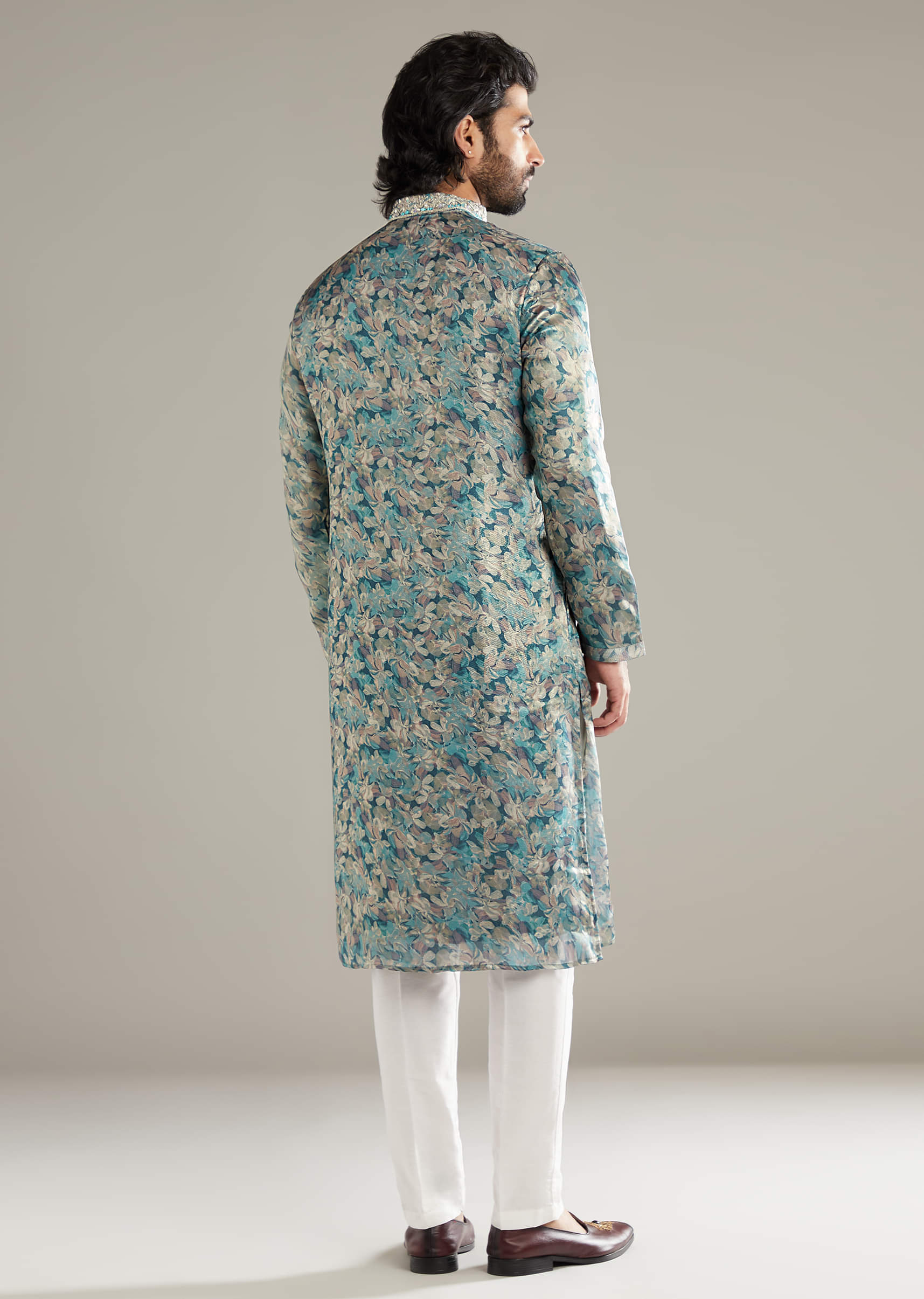 aqua-blue-silk-kurta-set-for-men-with-hand-embroidery-and-floral-print-sg355388-3.jpg