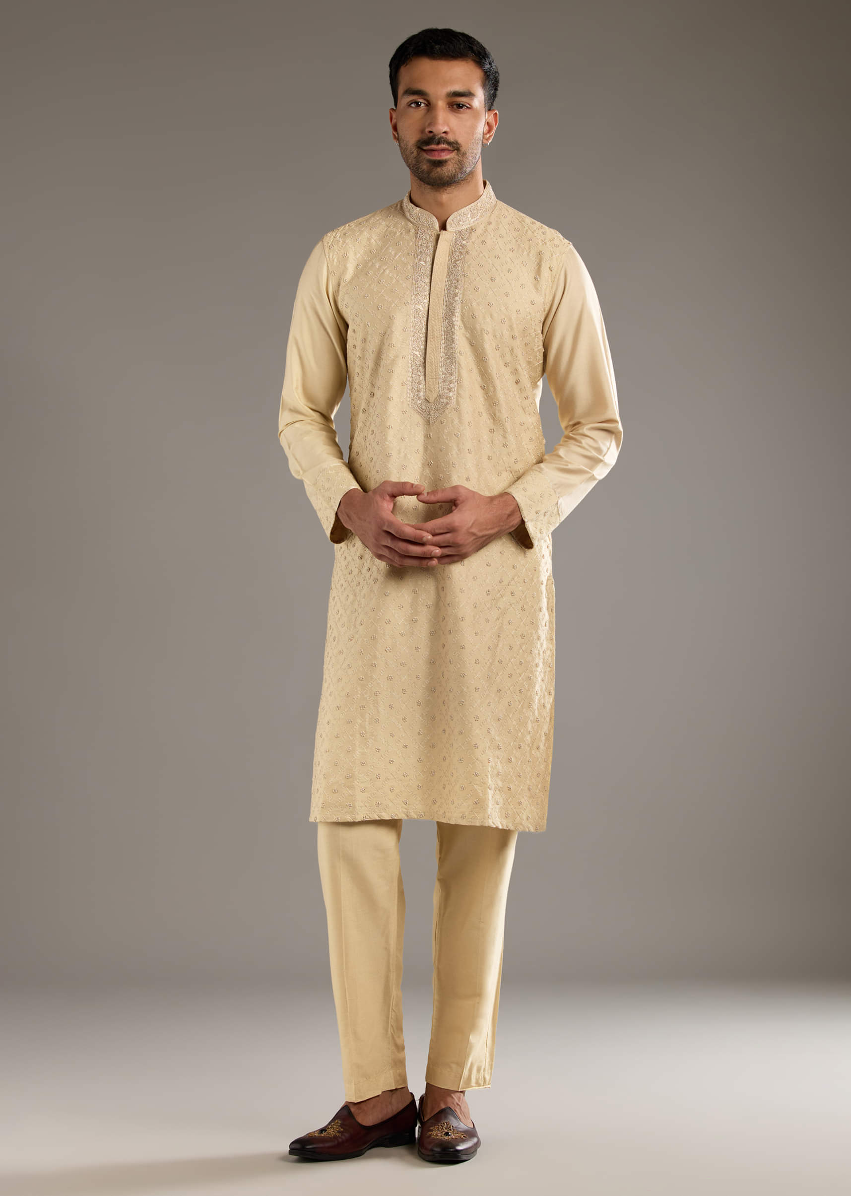 beige-banarasi-silk-kurta-set-for-men-with-pure-hand-embroidery-sg325832-3.jpg