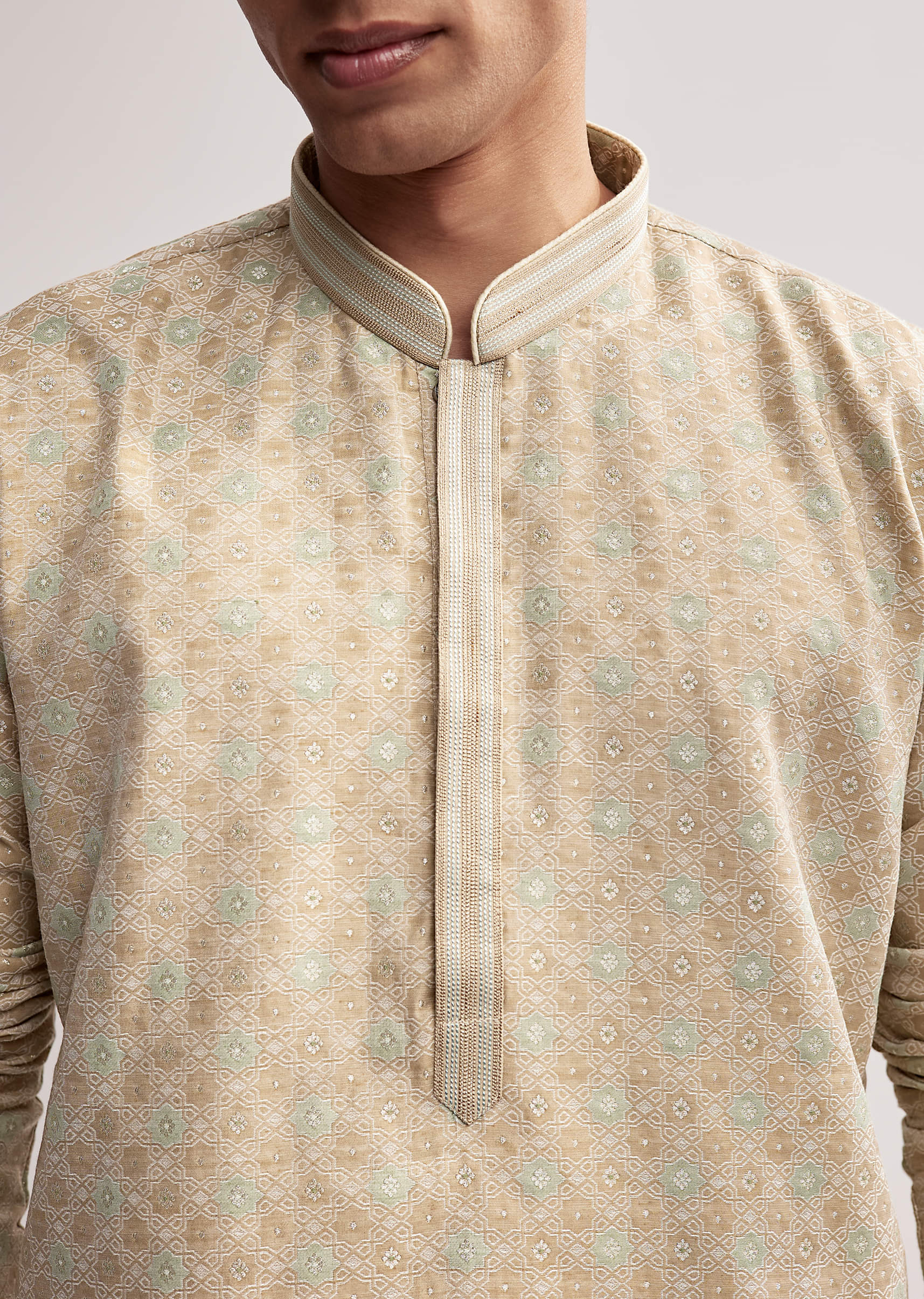 beige-jacquard-kurta-set-for-men-with-subtle-weave-sg321380-3.jpg