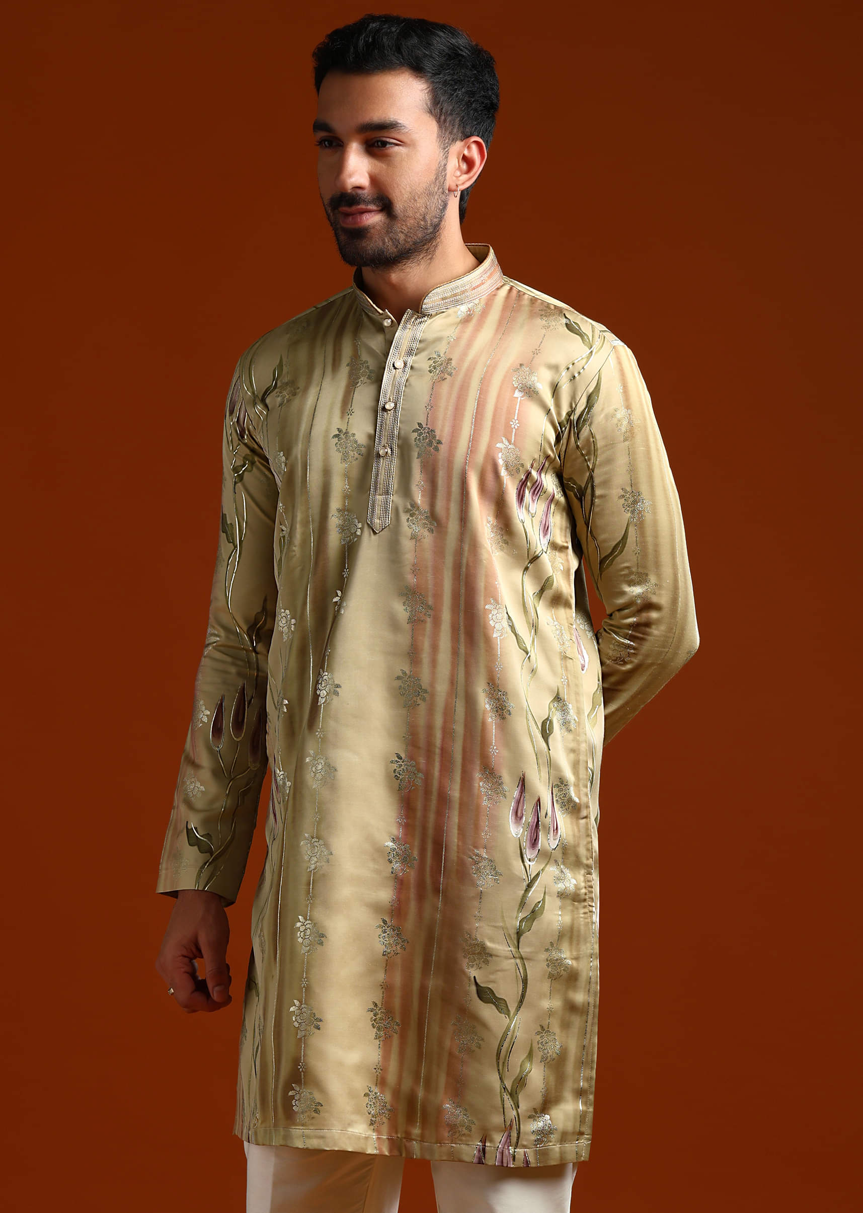beige-kurta-set-for-men-with-ethnic-motif-work-sg321276-4.jpg