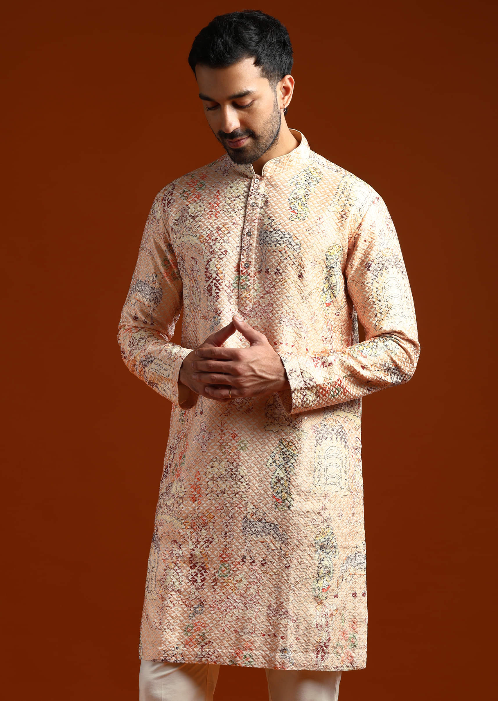 beige-kurta-set-for-men-with-print-and-sequins-embroidery-sg321428-4.jpg